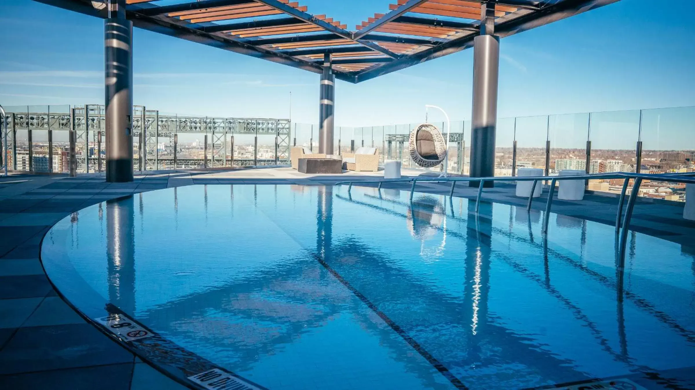 Pool view, Swimming Pool in The Rally Hotel at McGregor Square