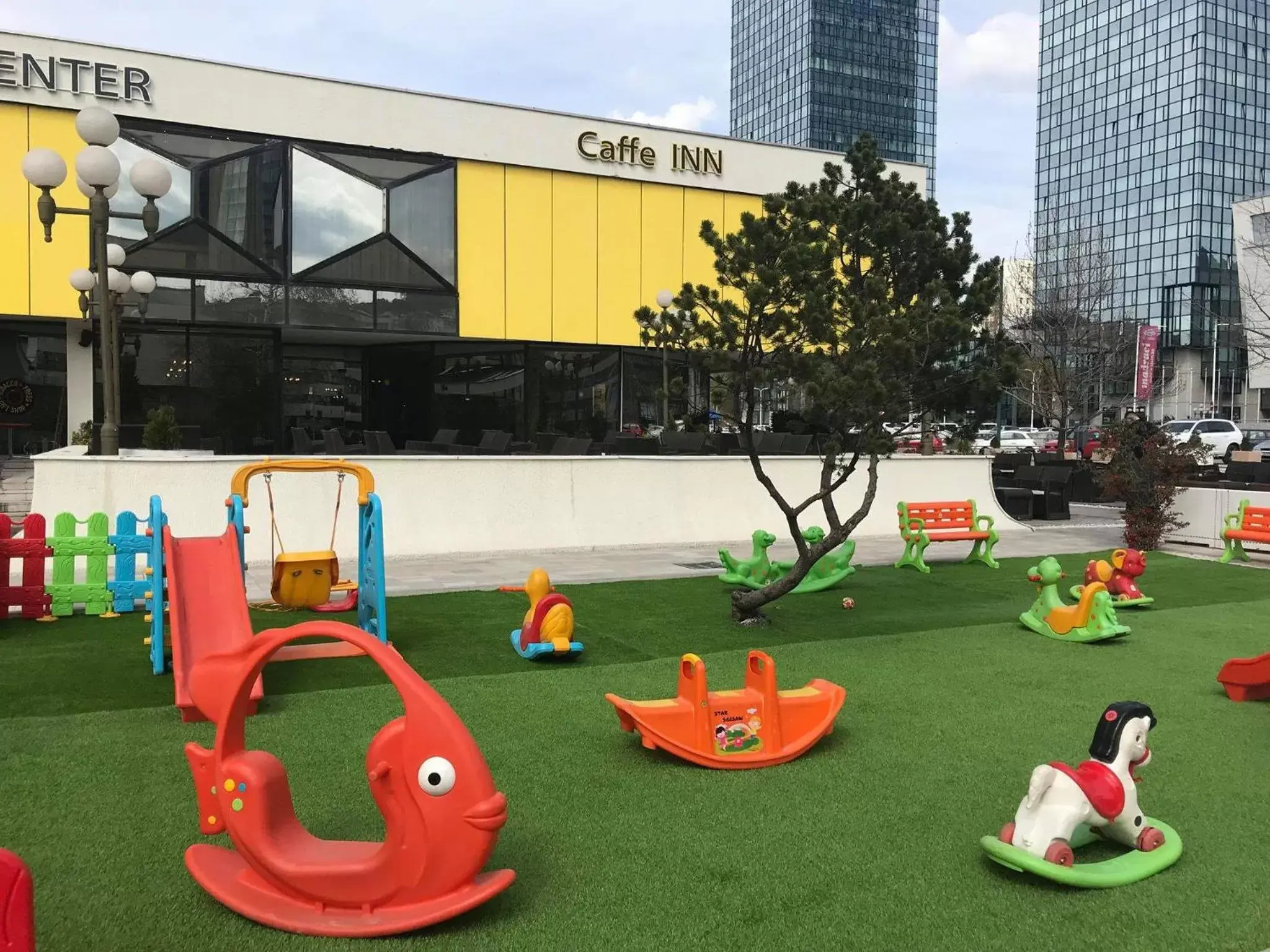 Children play ground, Children's Play Area in Hotel Holiday