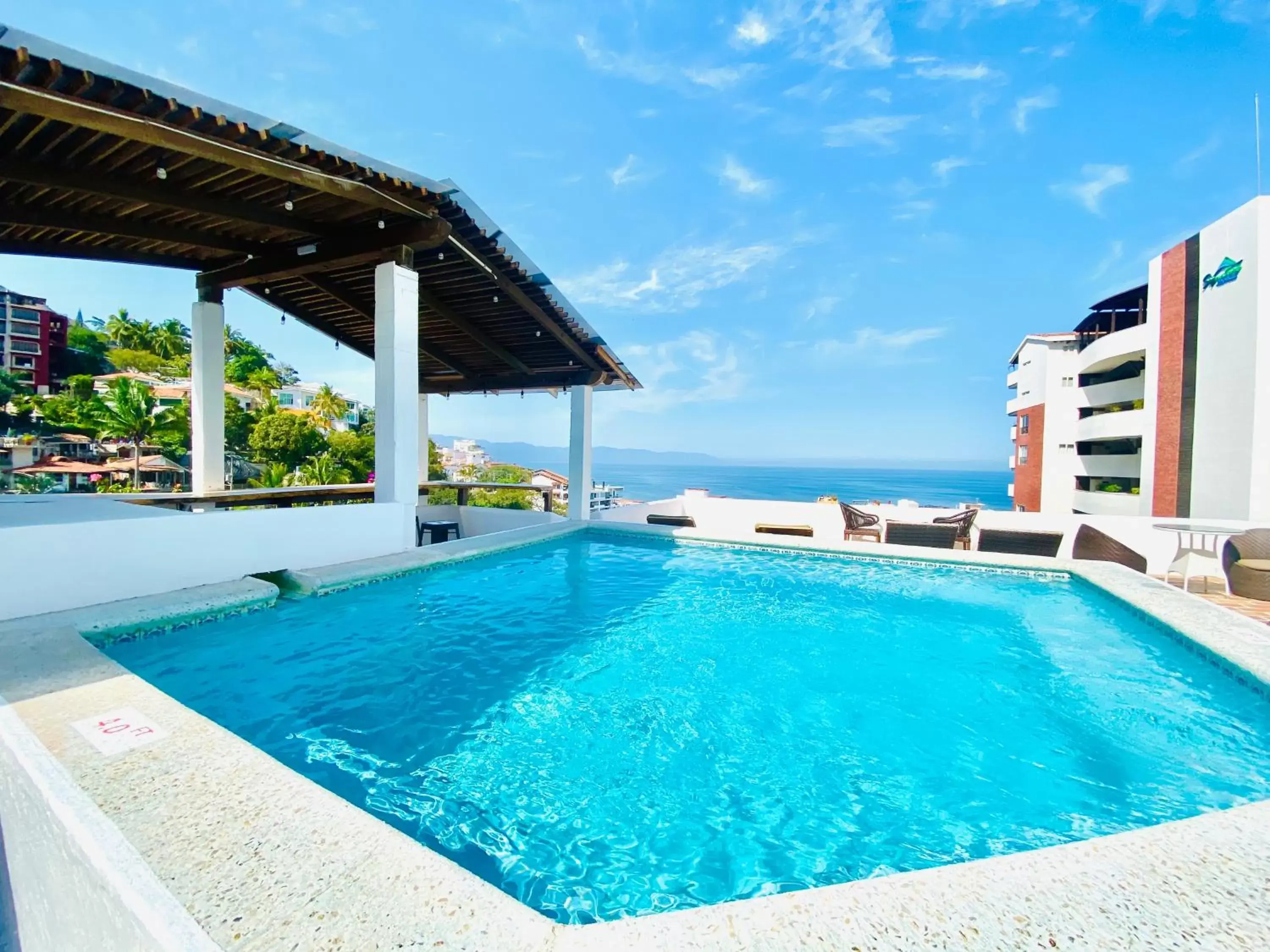 Swimming Pool in Hotel Amaca Puerto Vallarta - Adults Only