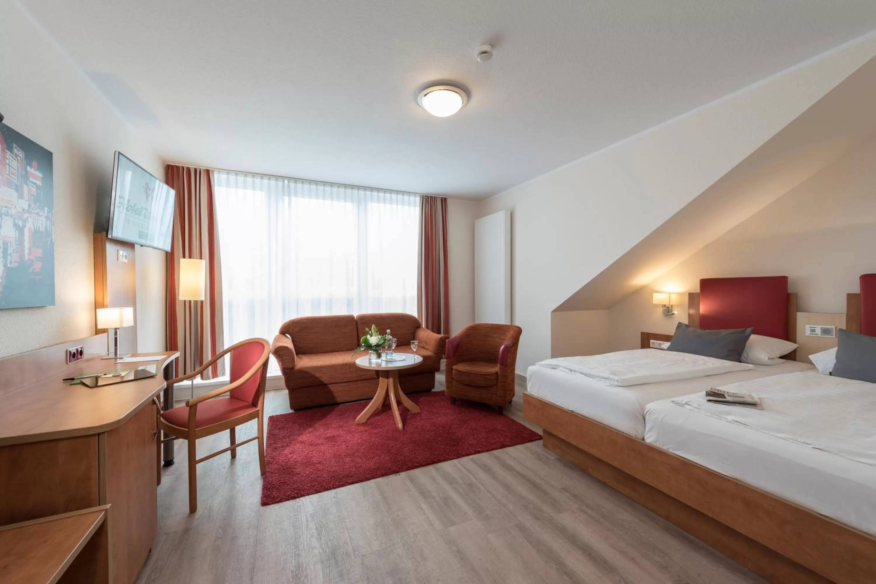 Photo of the whole room, Bed in Hotel Westfalia