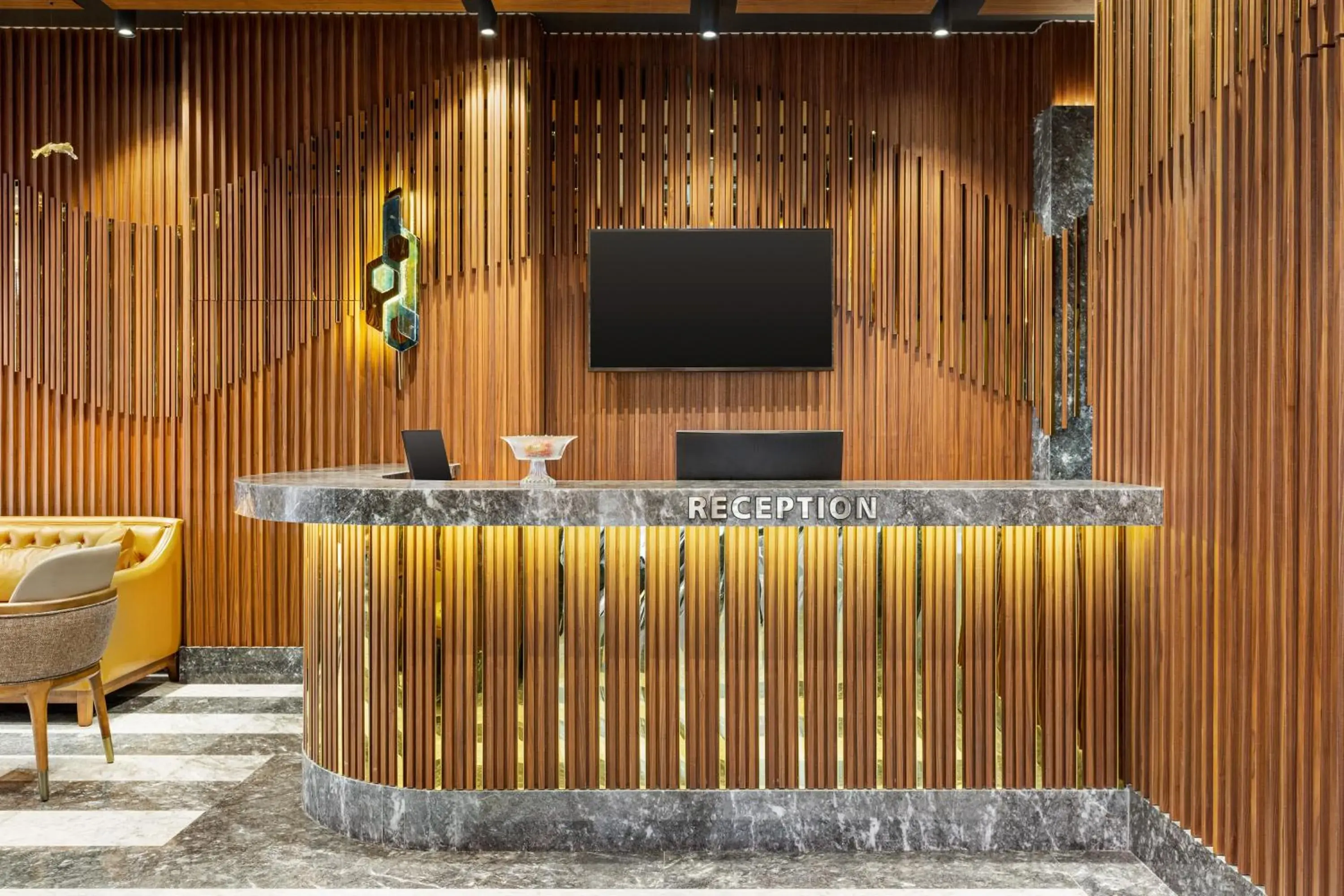 Lobby or reception in Ramada by Wyndham Istanbul Umraniye Lobby or reception in Ramada by Wyndham Istanbul Umraniye