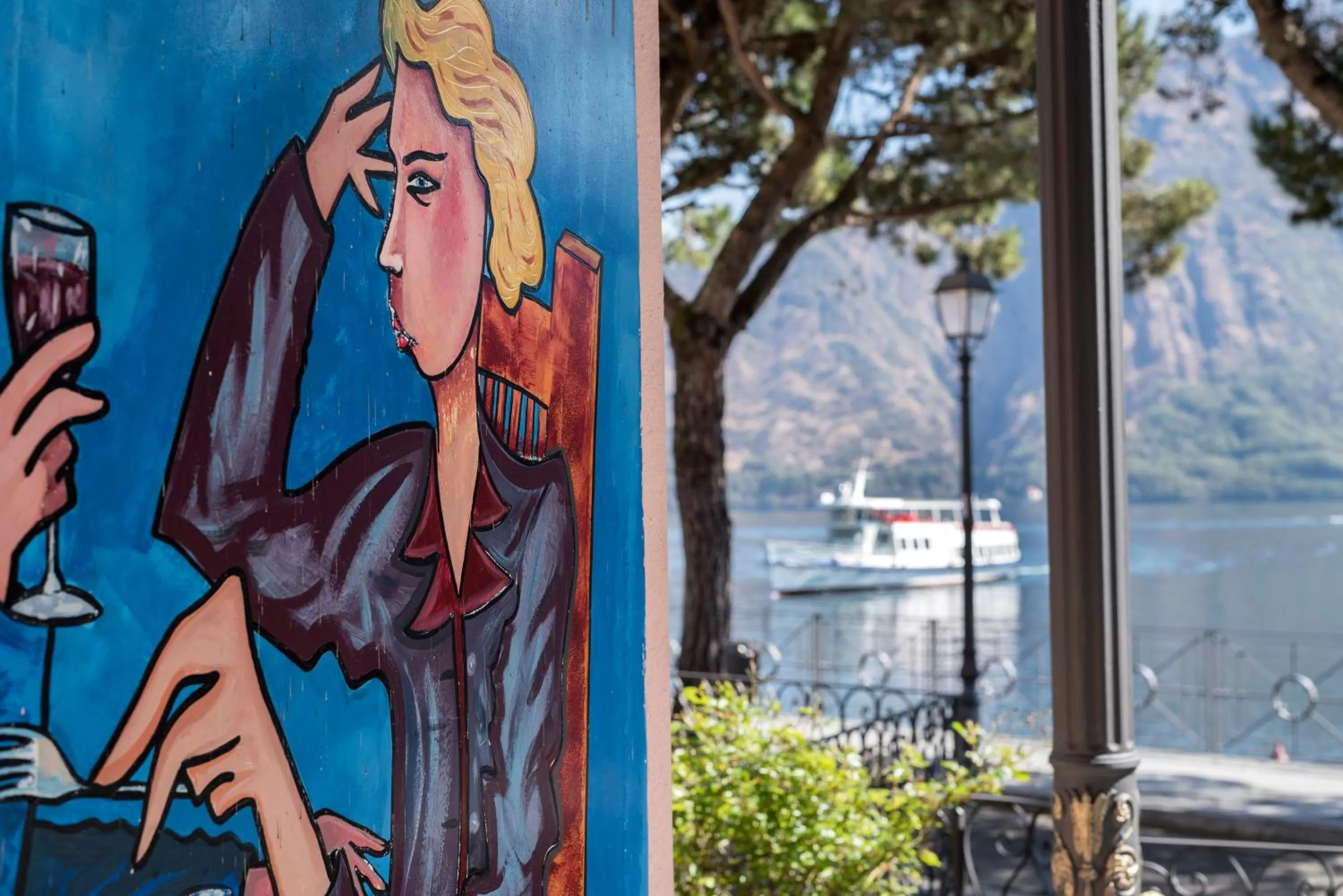 Patio in Hotel Lenno