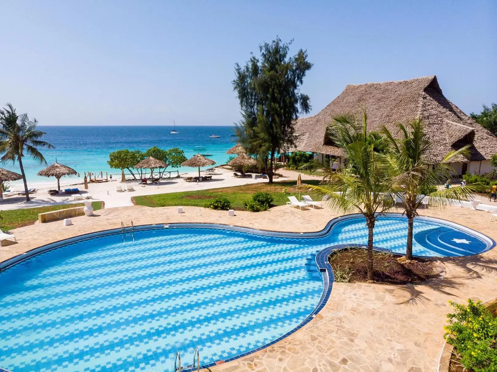 Swimming pool, Pool View in Sandies Baobab Beach Zanzibar