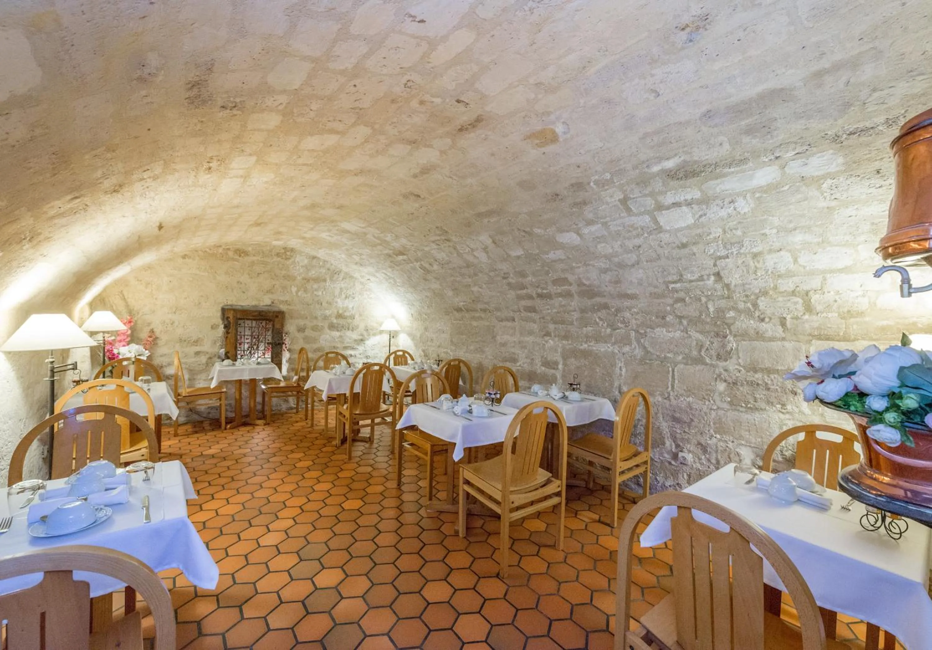 Buffet breakfast in France Louvre