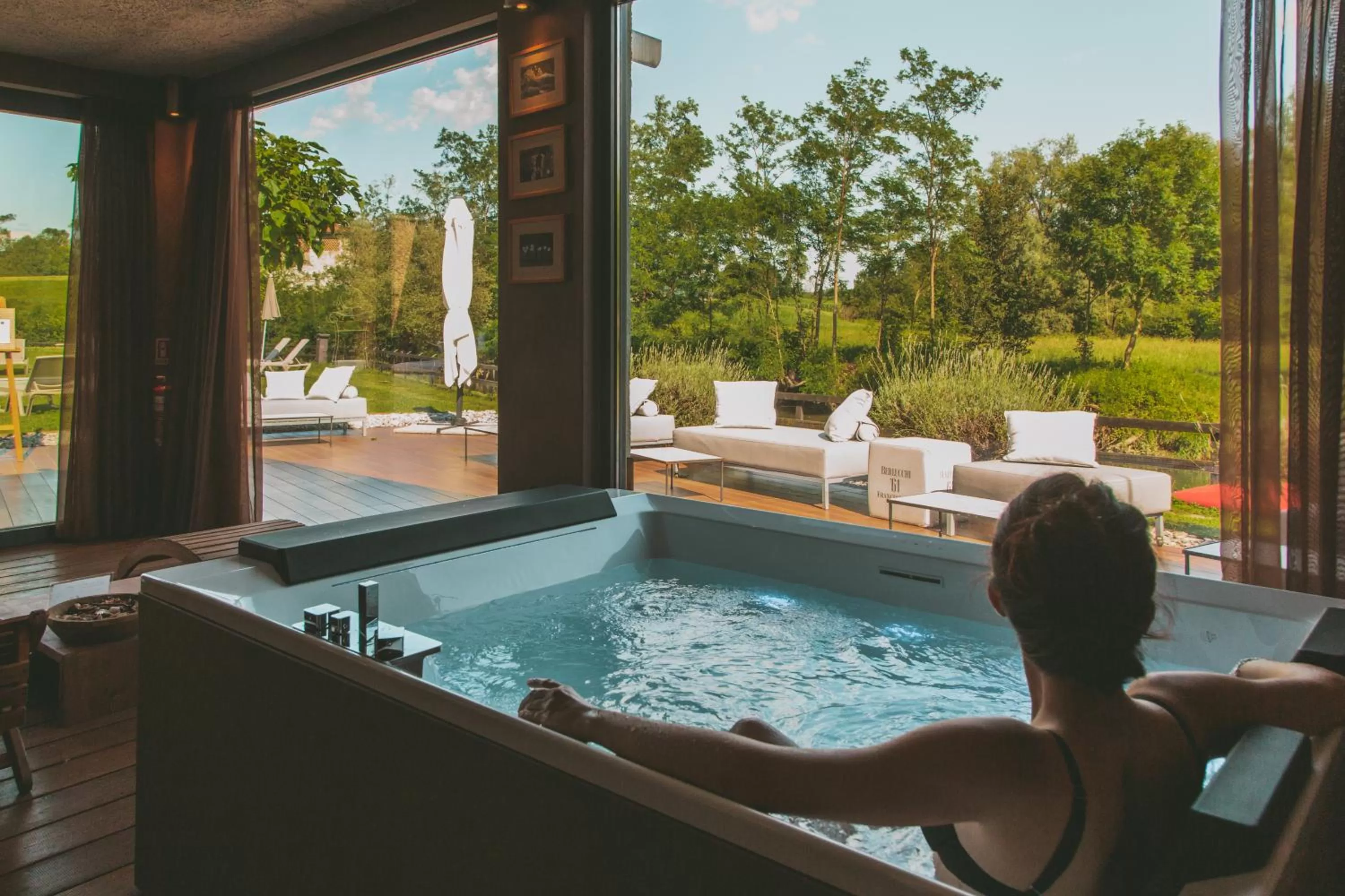 Hot Tub in Hotel Il Corazziere