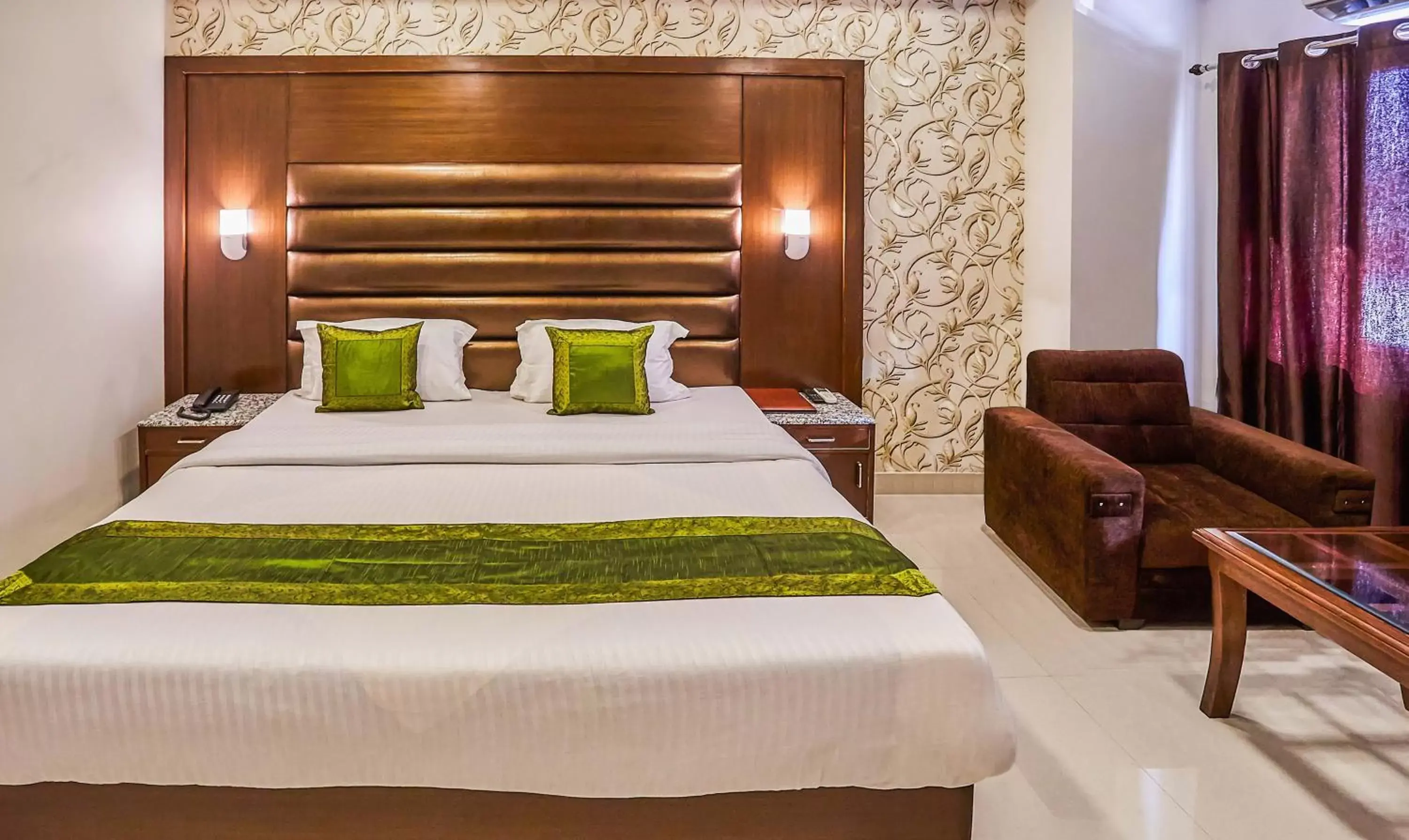 Bedroom, Bed in Treebo Grand Legacy Elite With Roof Top Cafe Bedroom, Bed in Treebo Grand Legacy Elite With Roof Top Cafe