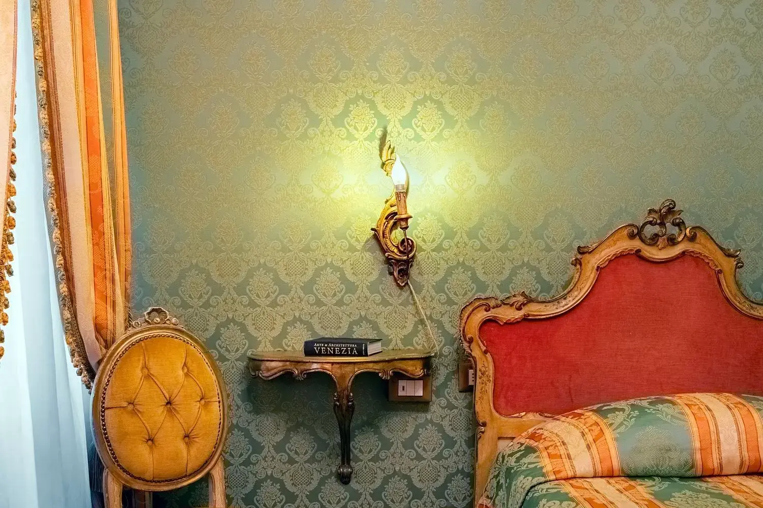 Decorative detail, Seating Area in Hotel Bel Sito e Berlino