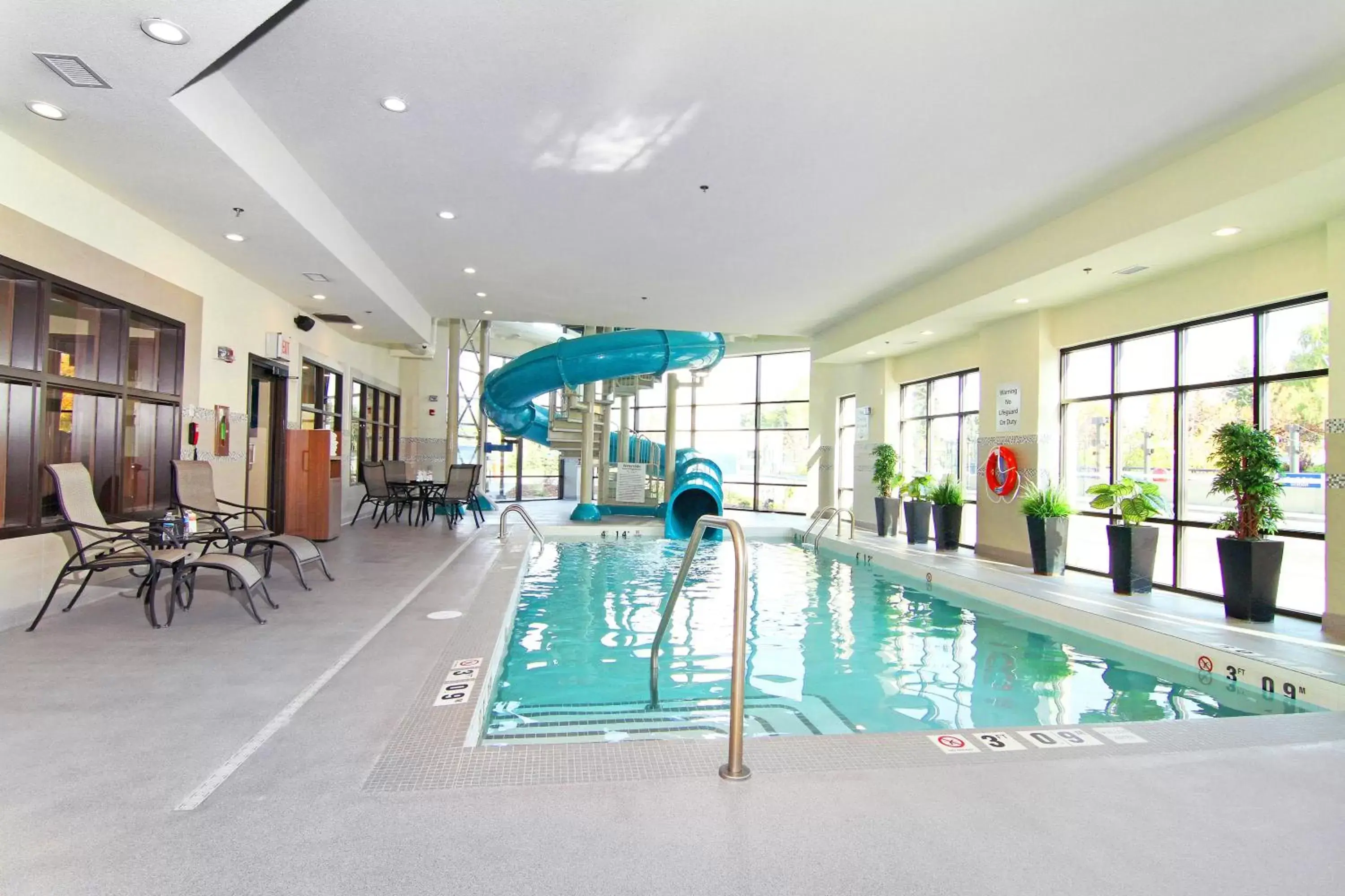 Swimming Pool in Holiday Inn Express and Suites Calgary University, an IHG Hotel