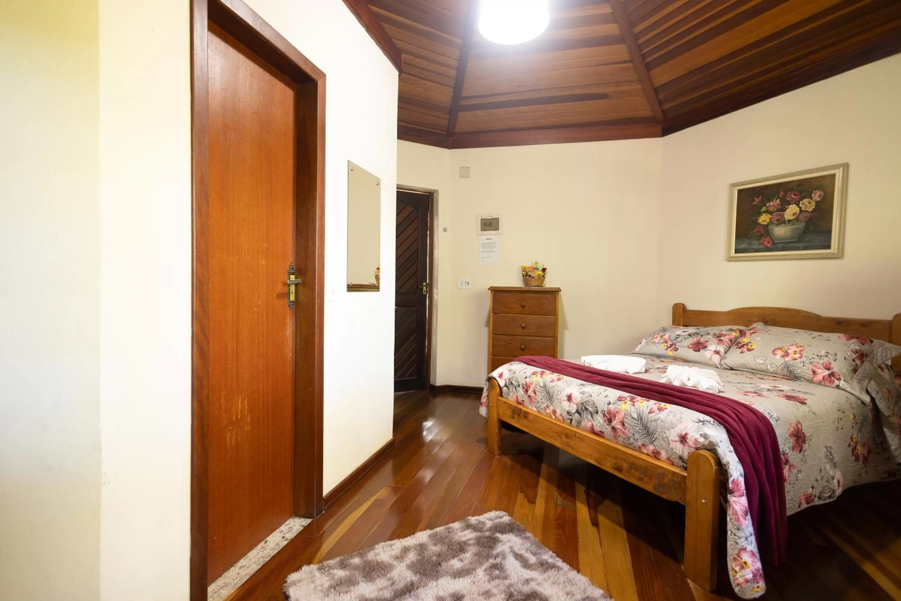 Bed in Pousada 3 Pinheiros