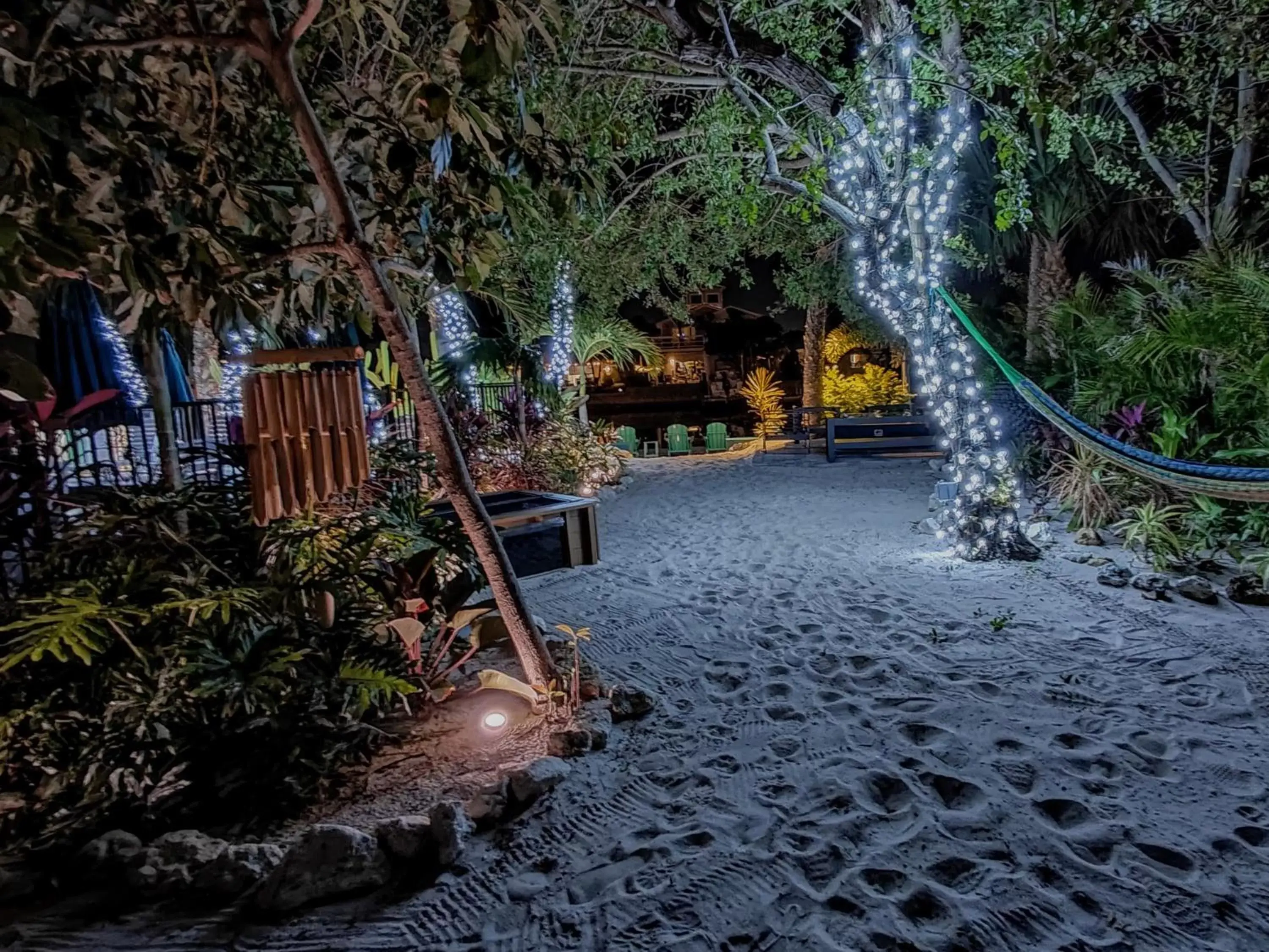 Night in Tahitian Beach Resort