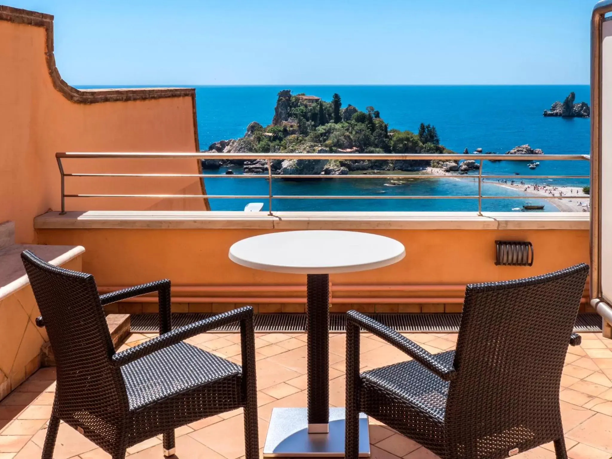 Balcony/Terrace in Taormina Panoramic Hotel