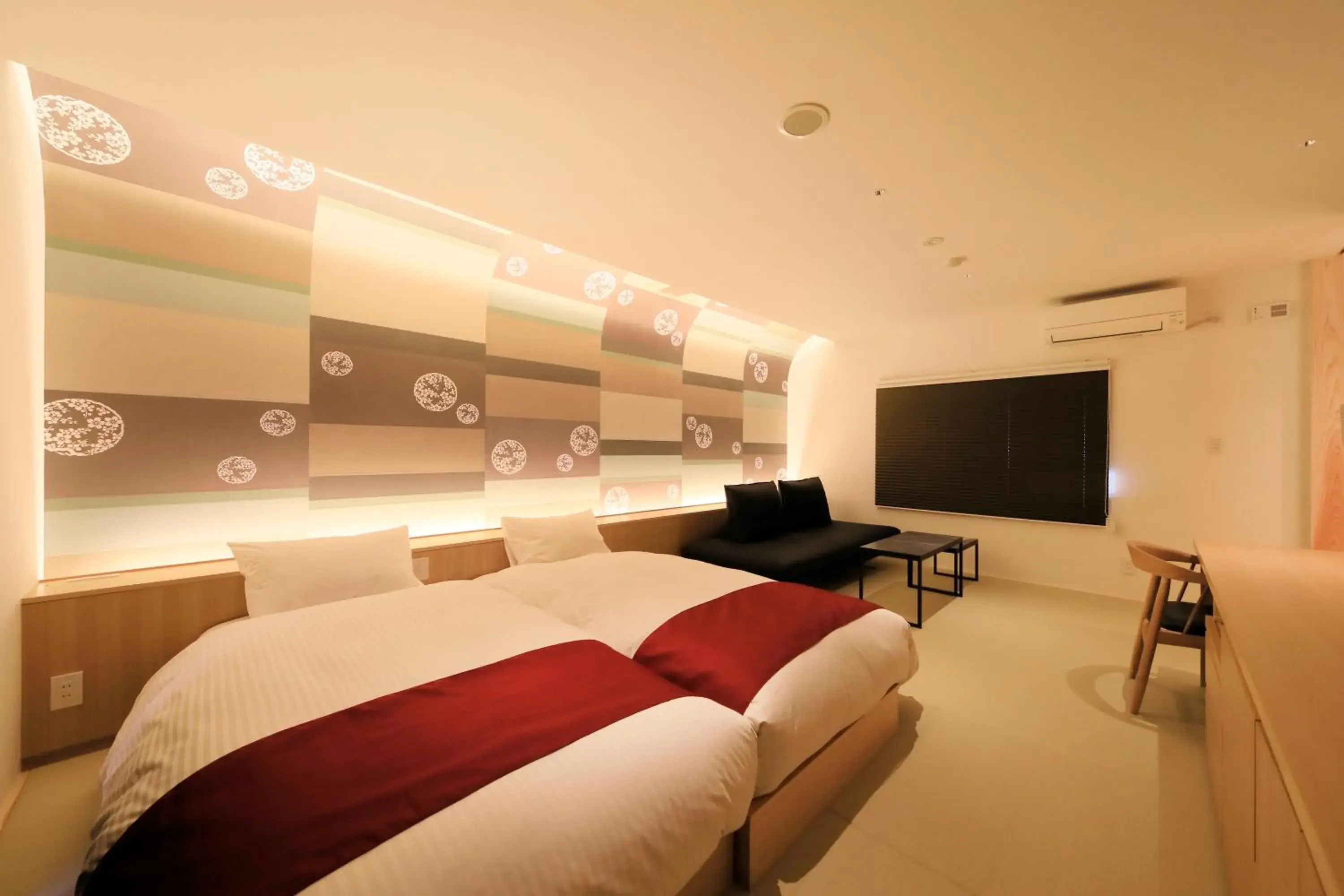 TV and multimedia, Bed in Fuji Onsenji Yumedono TV and multimedia, Bed in Fuji Onsenji Yumedono