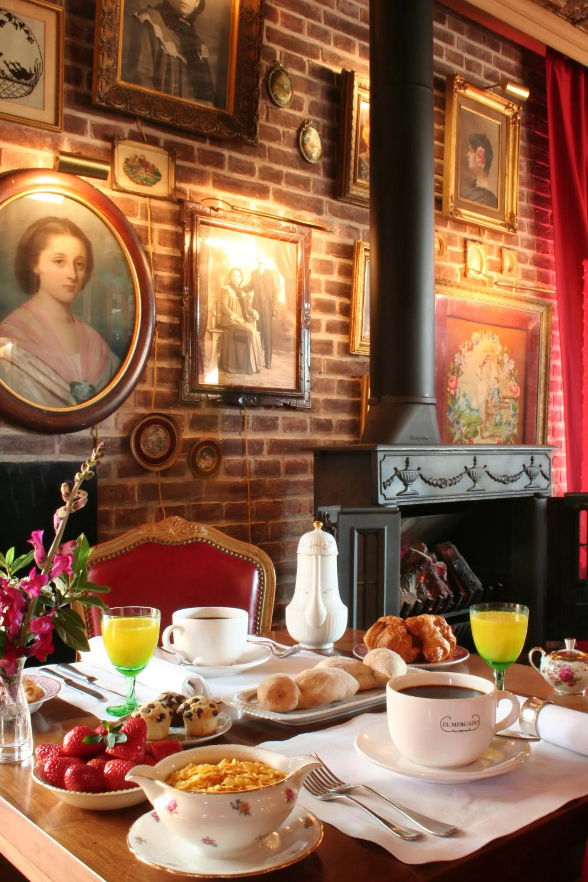 Buffet breakfast in Faena Hotel Buenos Aires