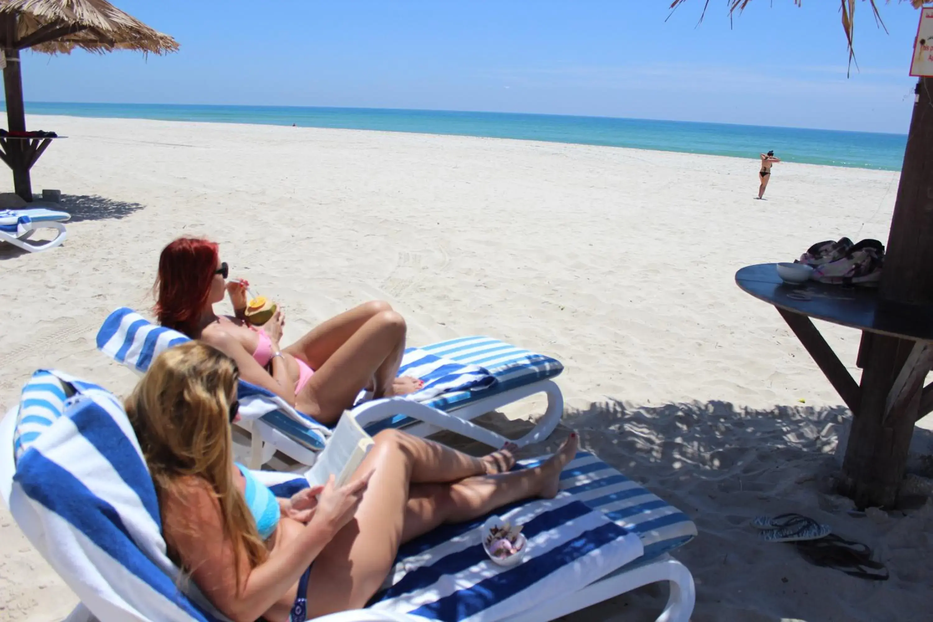 Guests, Beach in Salalah Beach Resort Hotel