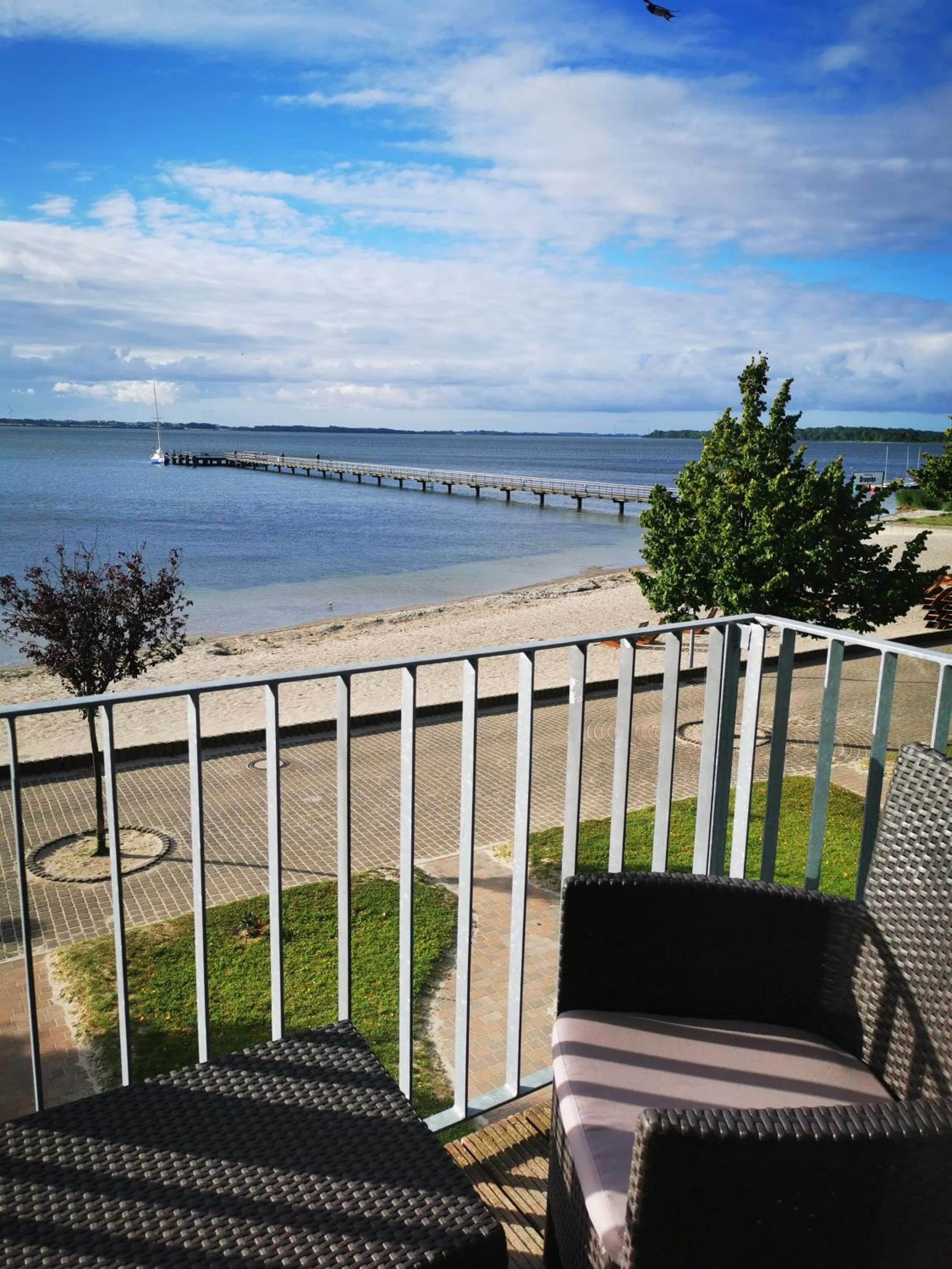 Double Room with Sea View in Strandhotel Dranske