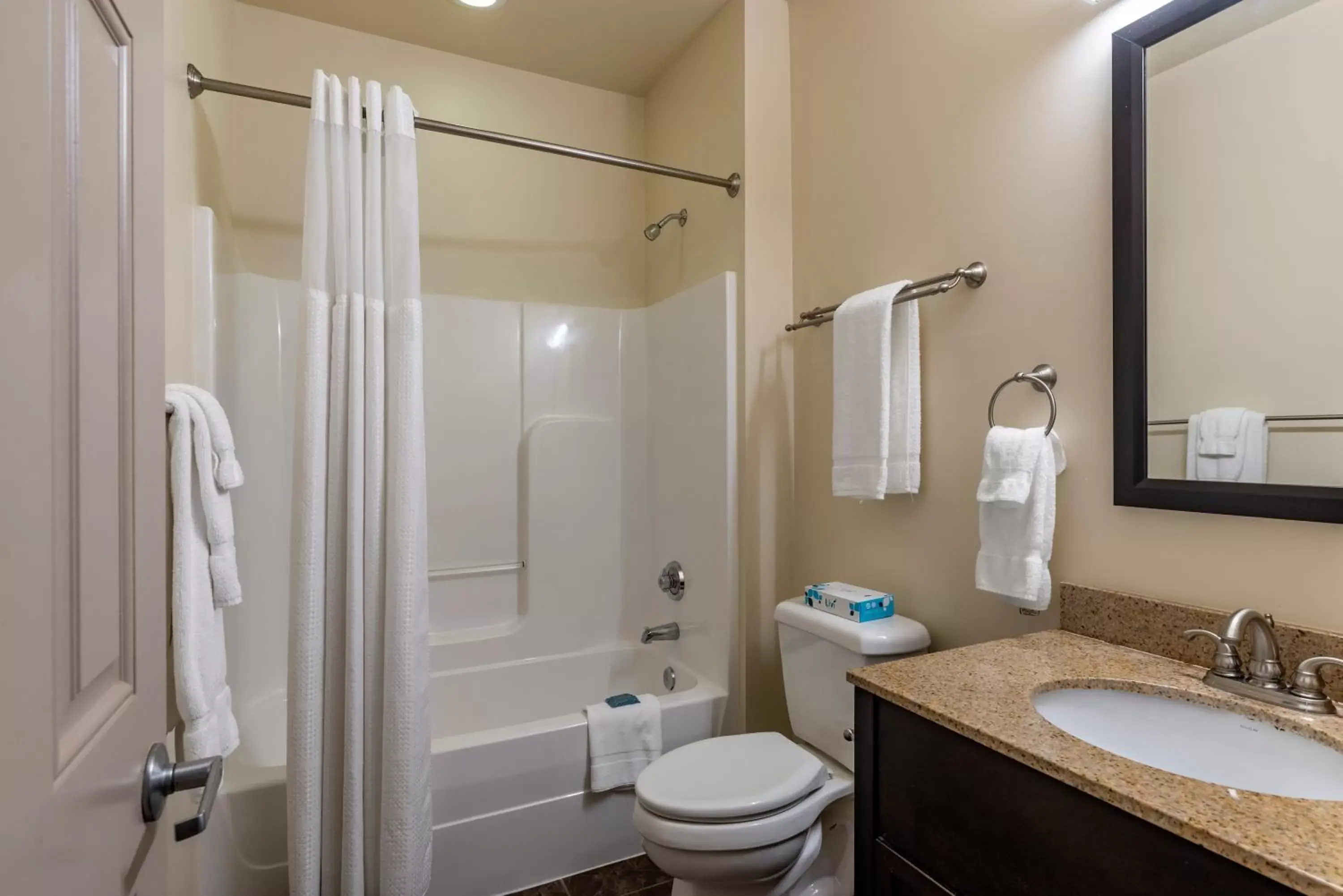 Bathroom in Stay-Over Suites - Fort Gregg-Adams Area
