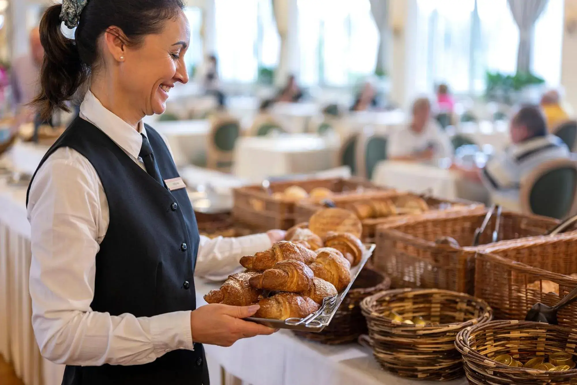 Buffet breakfast in Apollo Terme Hotel