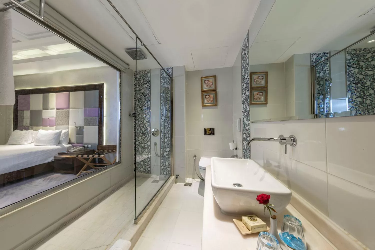Bathroom, Bed in Al Masa Hotel Nasr City