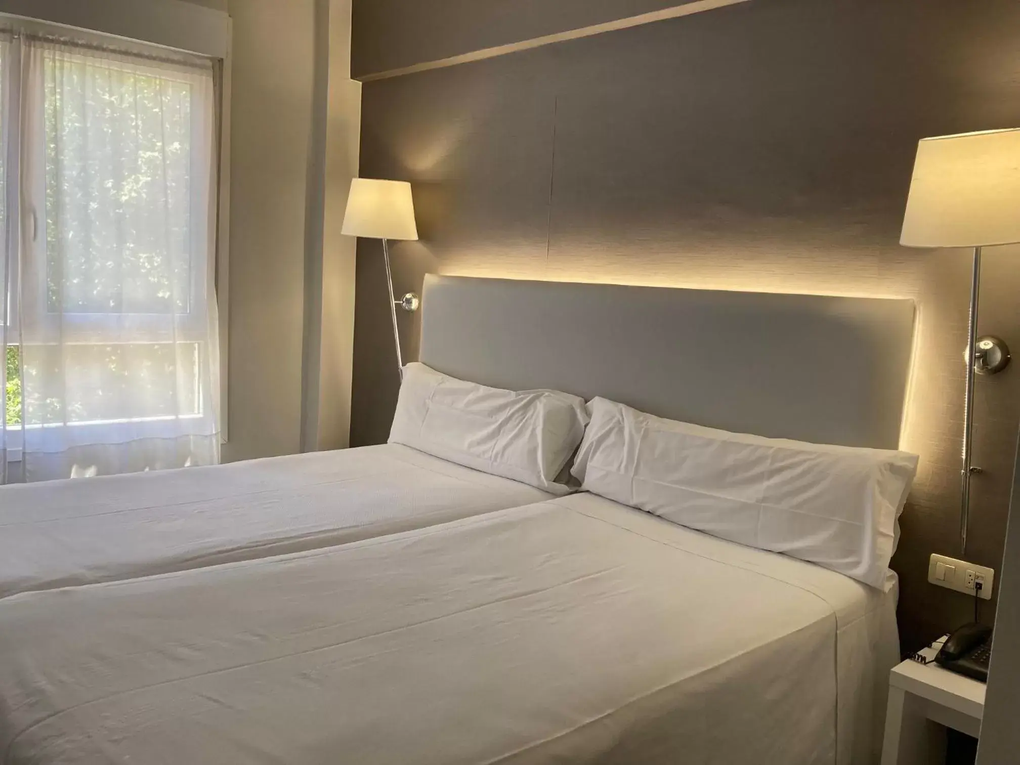 Bed in Hotel Bilbi