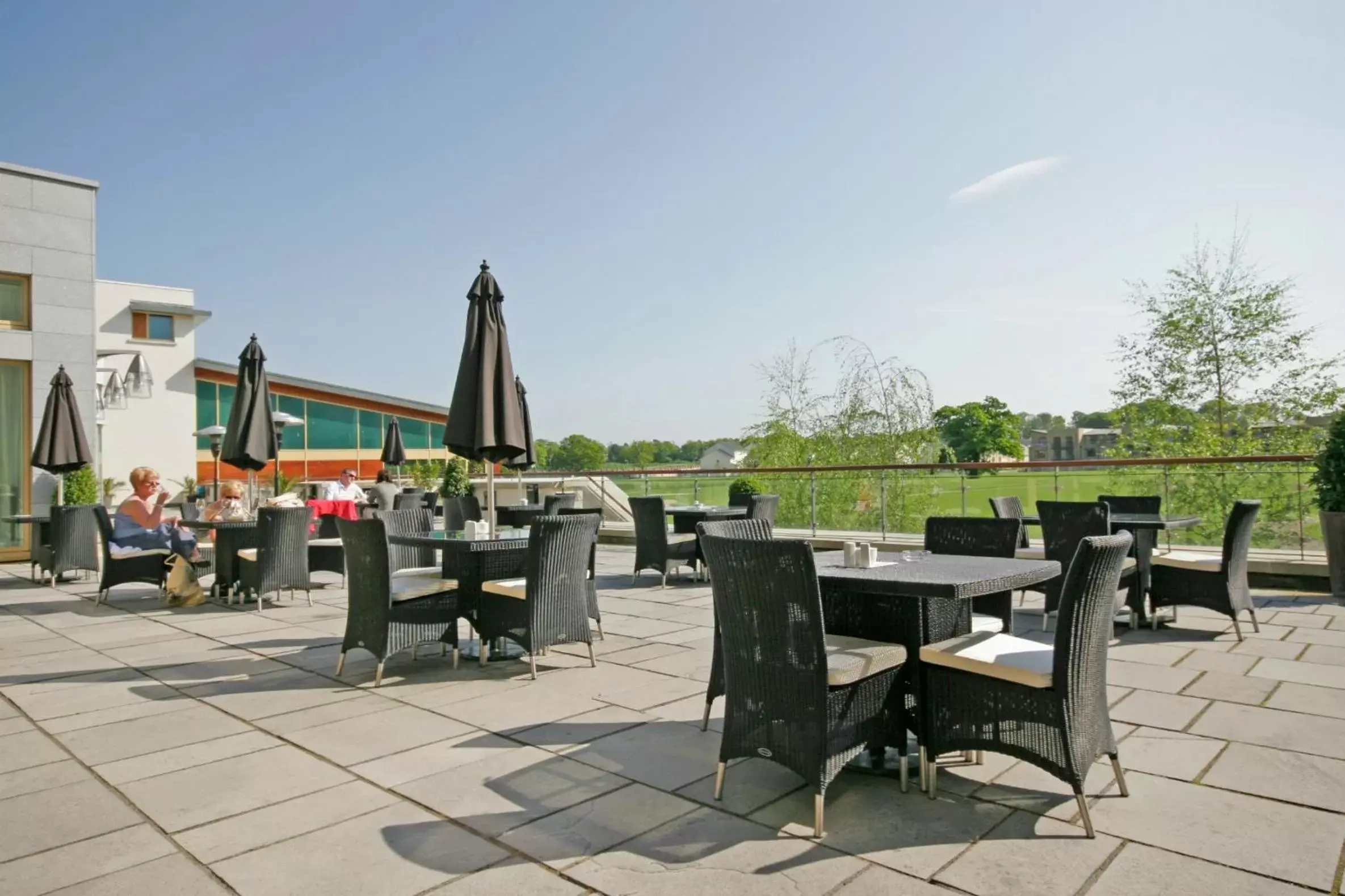 Balcony/Terrace, Restaurant/Places to Eat in Dunboyne Castle Hotel & Spa