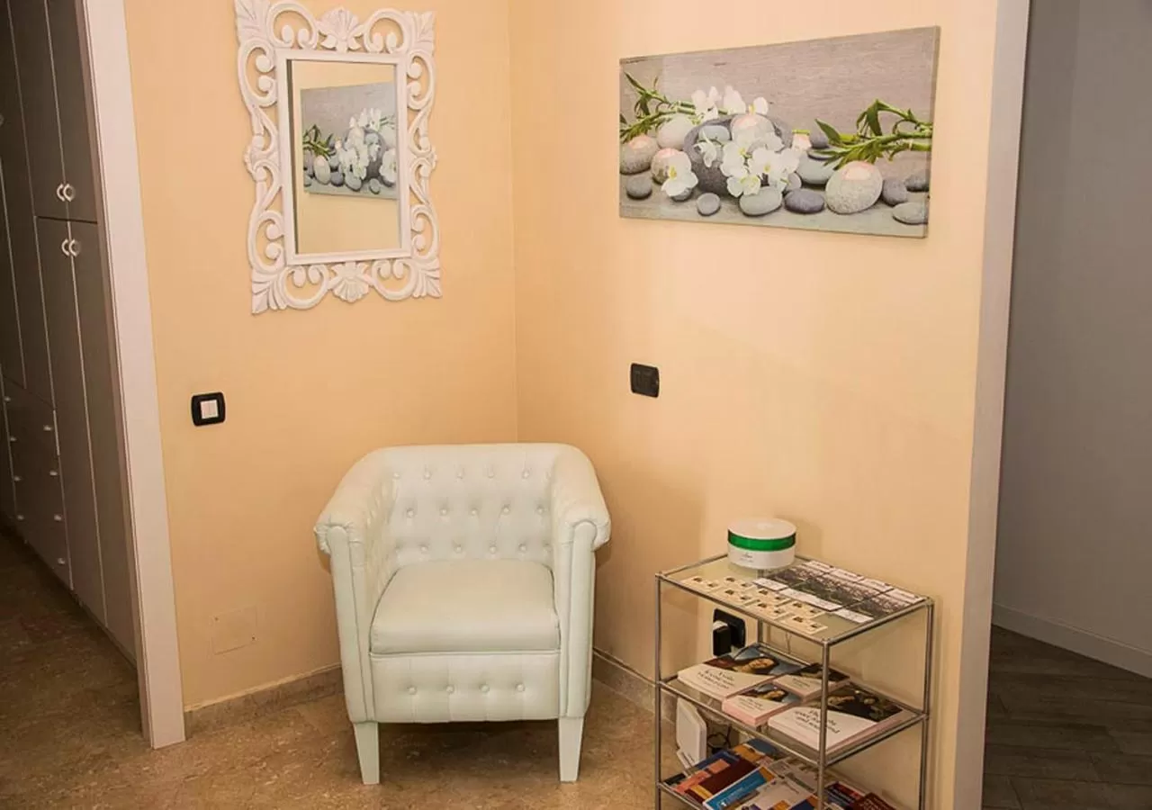 Communal lounge/ TV room in B&B Borfuro