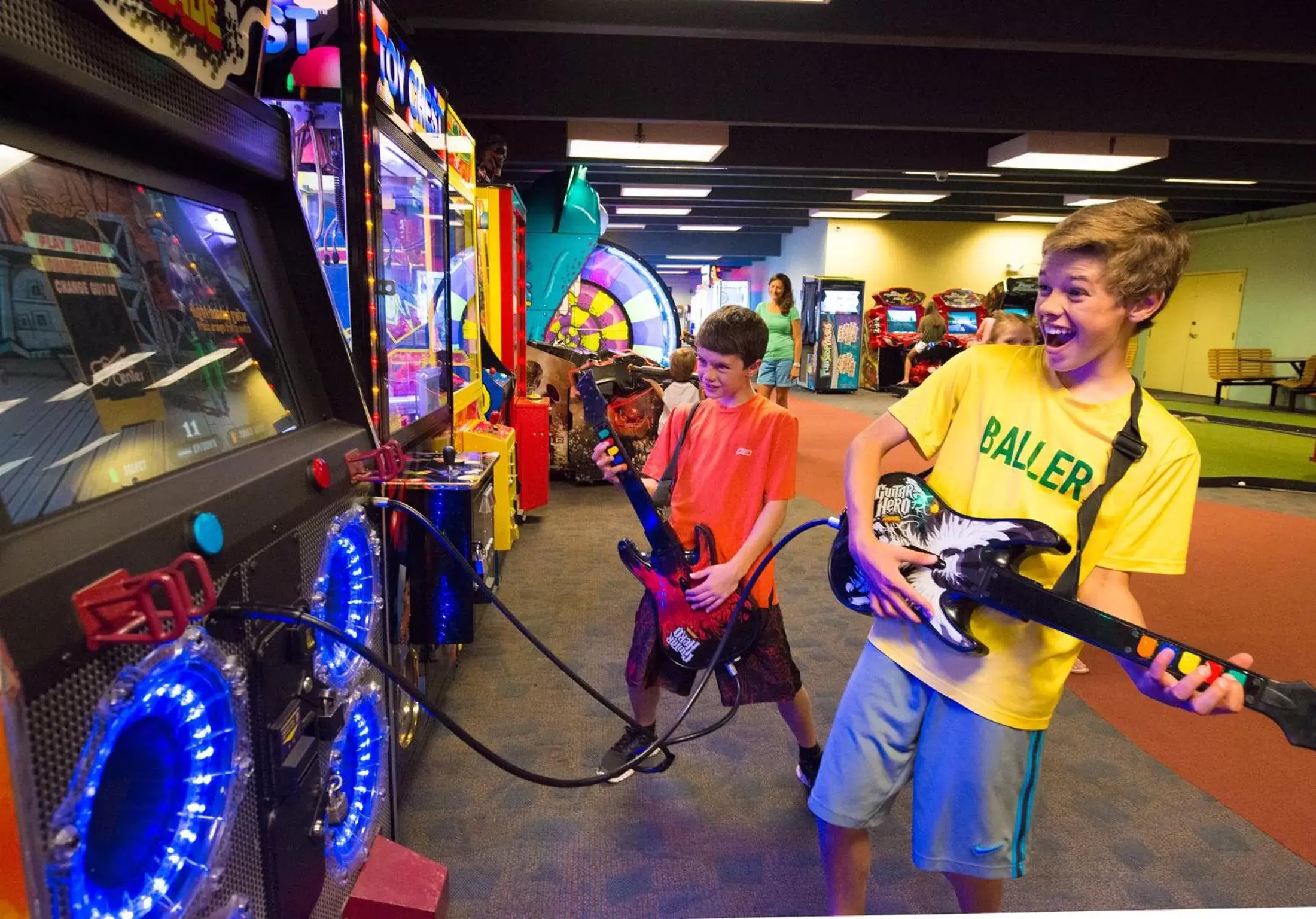 Game Room in Beaver Run Resort