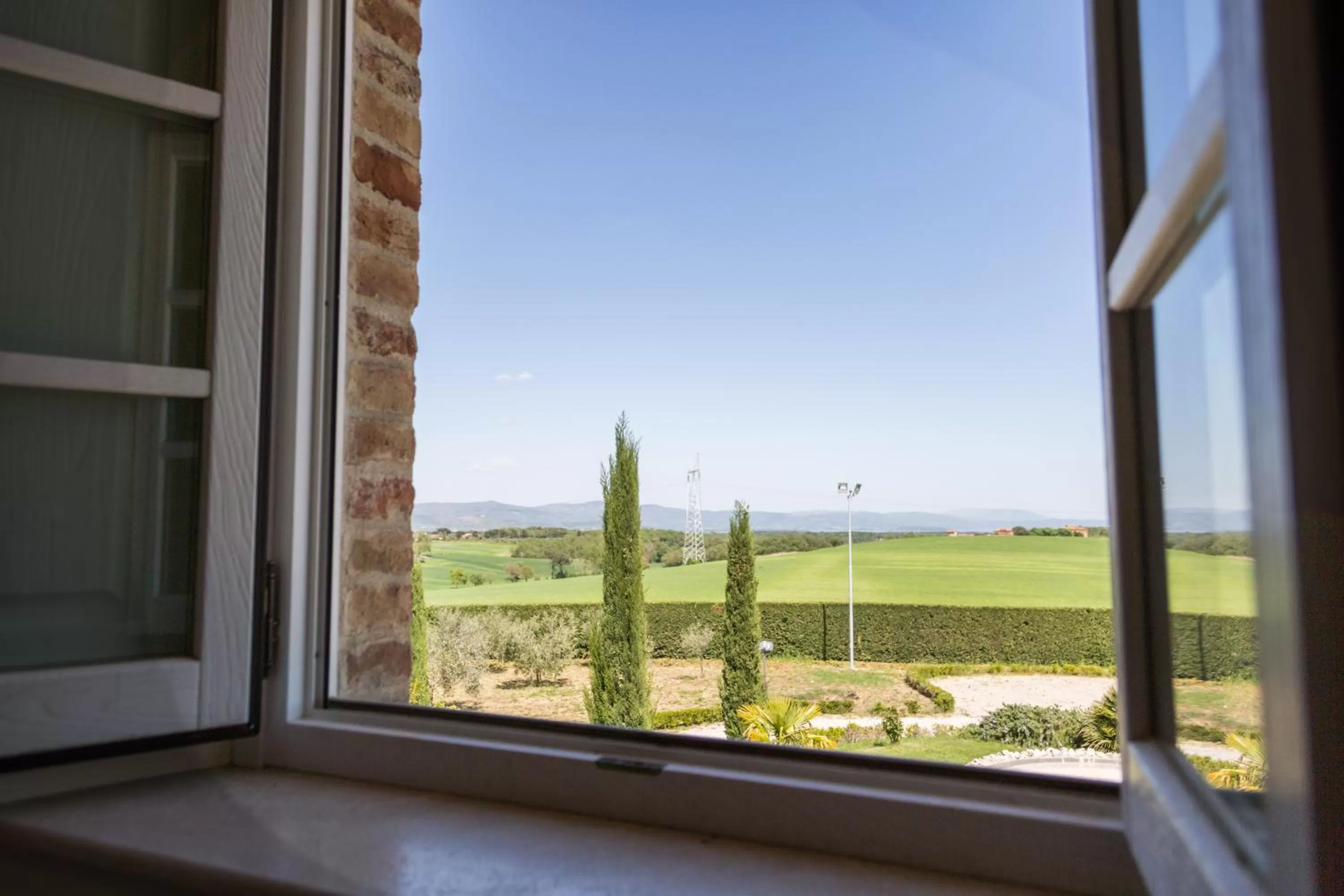 Garden view in Podere San Giuseppe