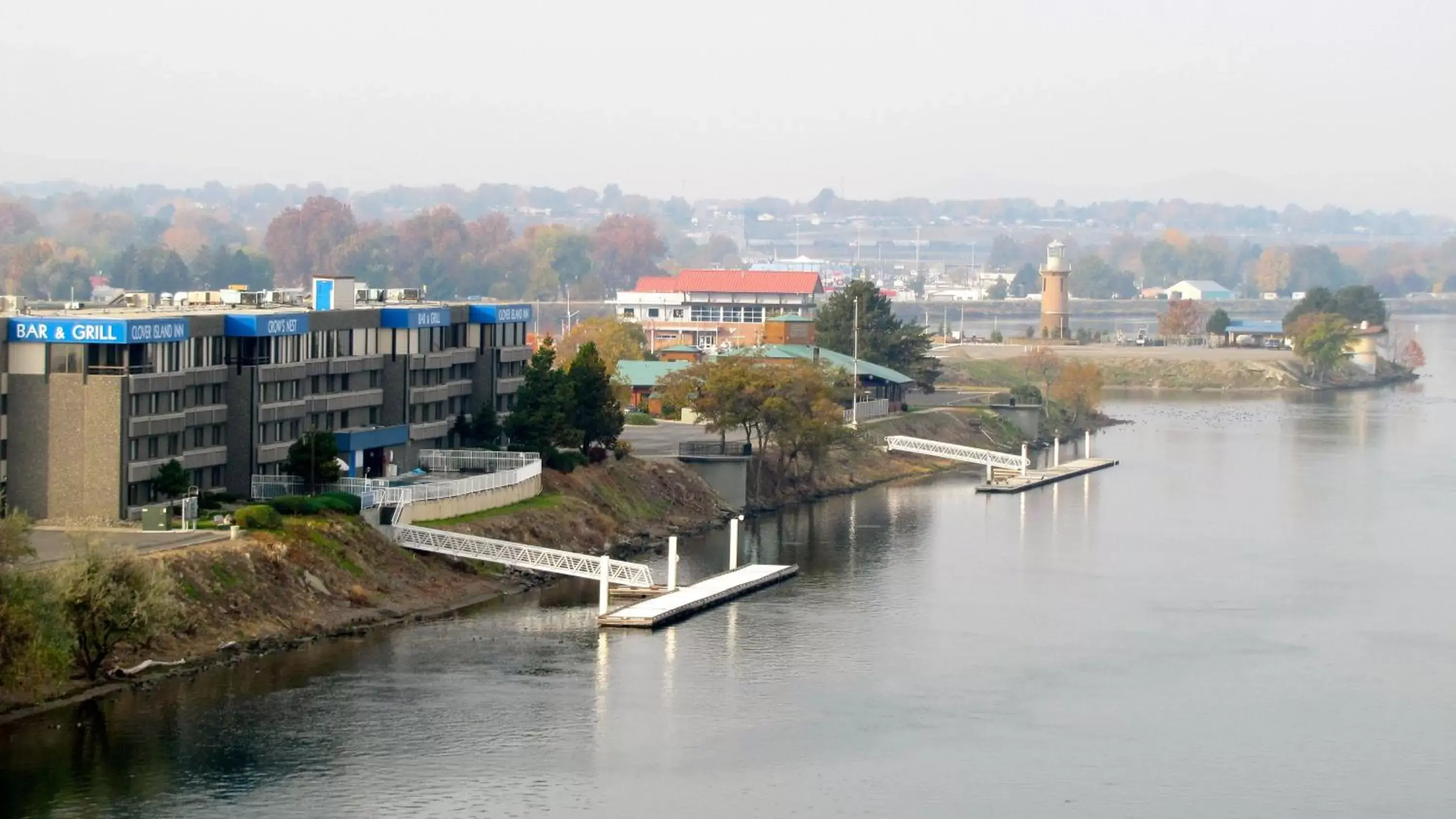 Bird's eye view in Clover Island Inn Bird's eye view in Clover Island Inn
