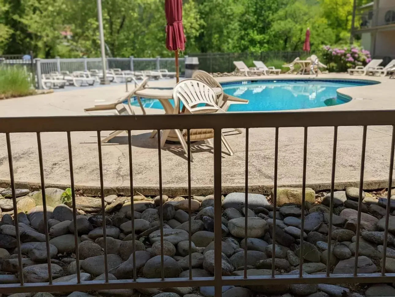 Pool view, Swimming Pool in Quality Inn Cherokee