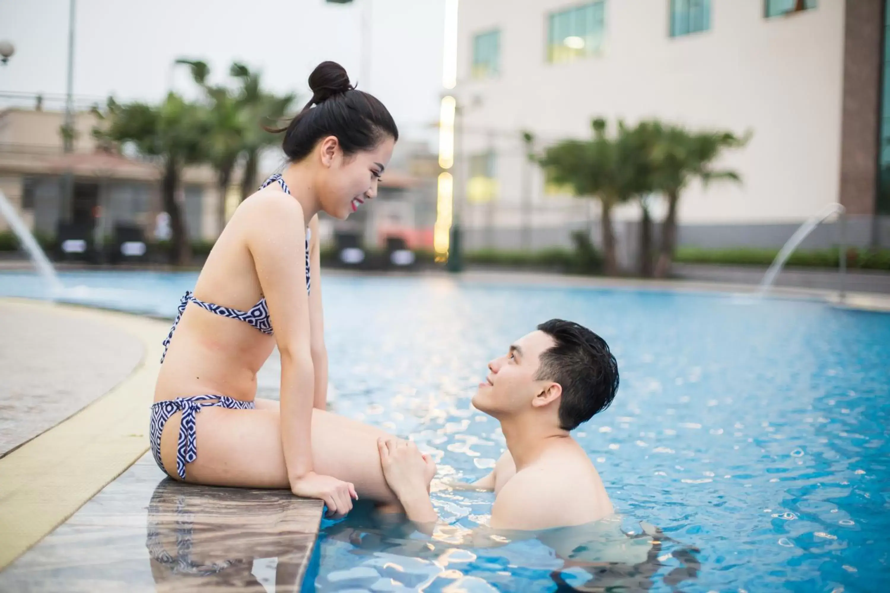 Swimming pool in Muong Thanh Luxury Phu Tho Swimming pool in Muong Thanh Luxury Phu Tho