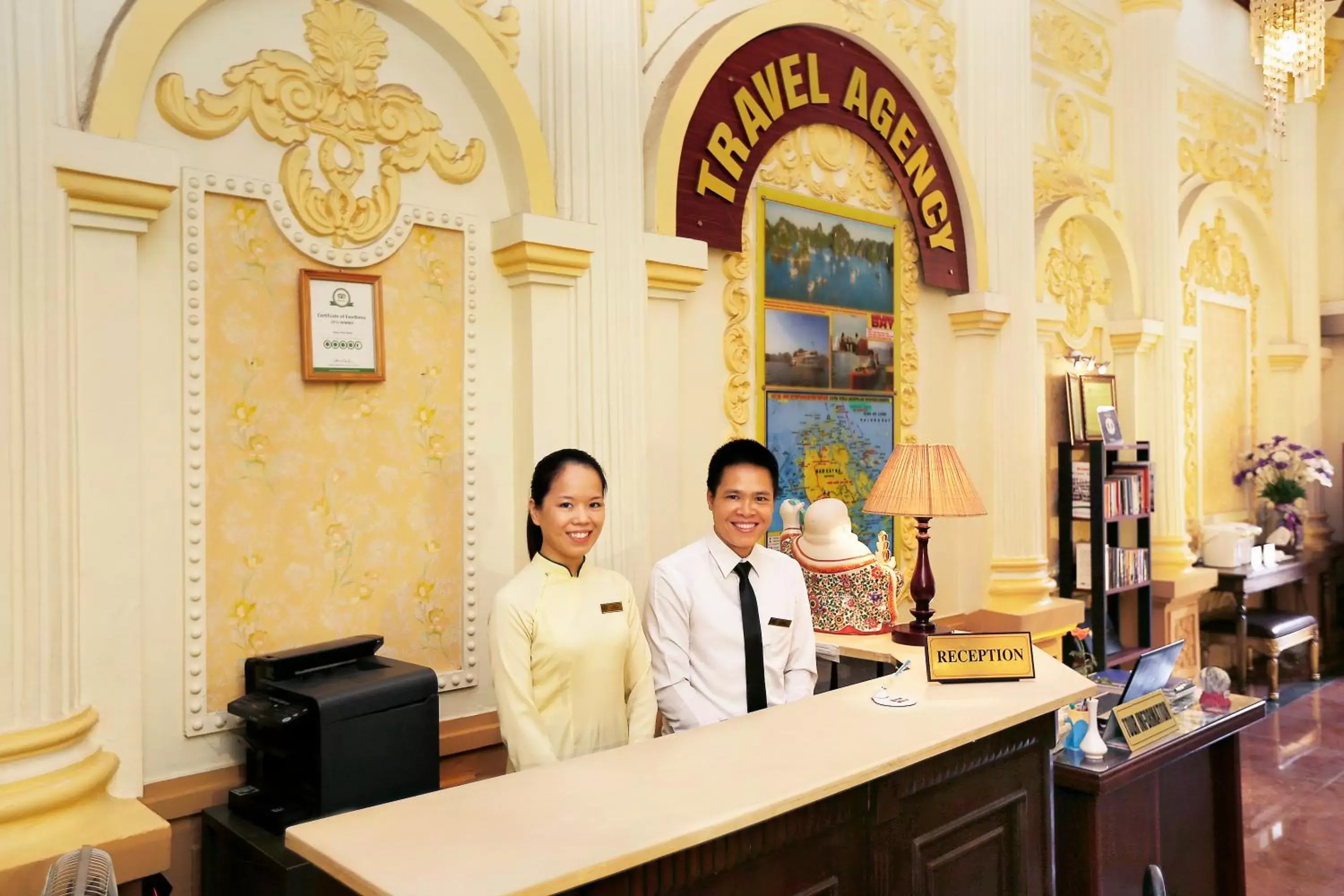 Lobby or reception, Lobby/Reception in Hanoi Posh Boutique Hotel
