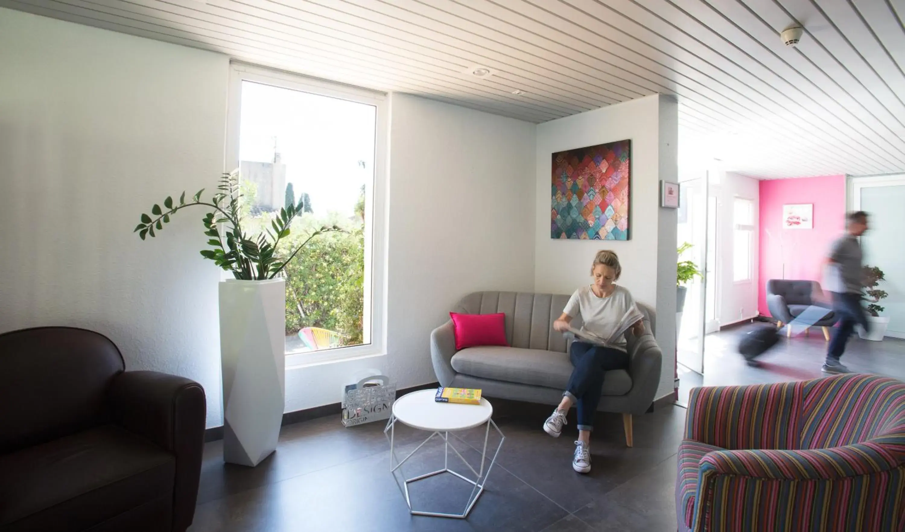 Lobby or reception, Seating Area in Bel Ombra Hôtel