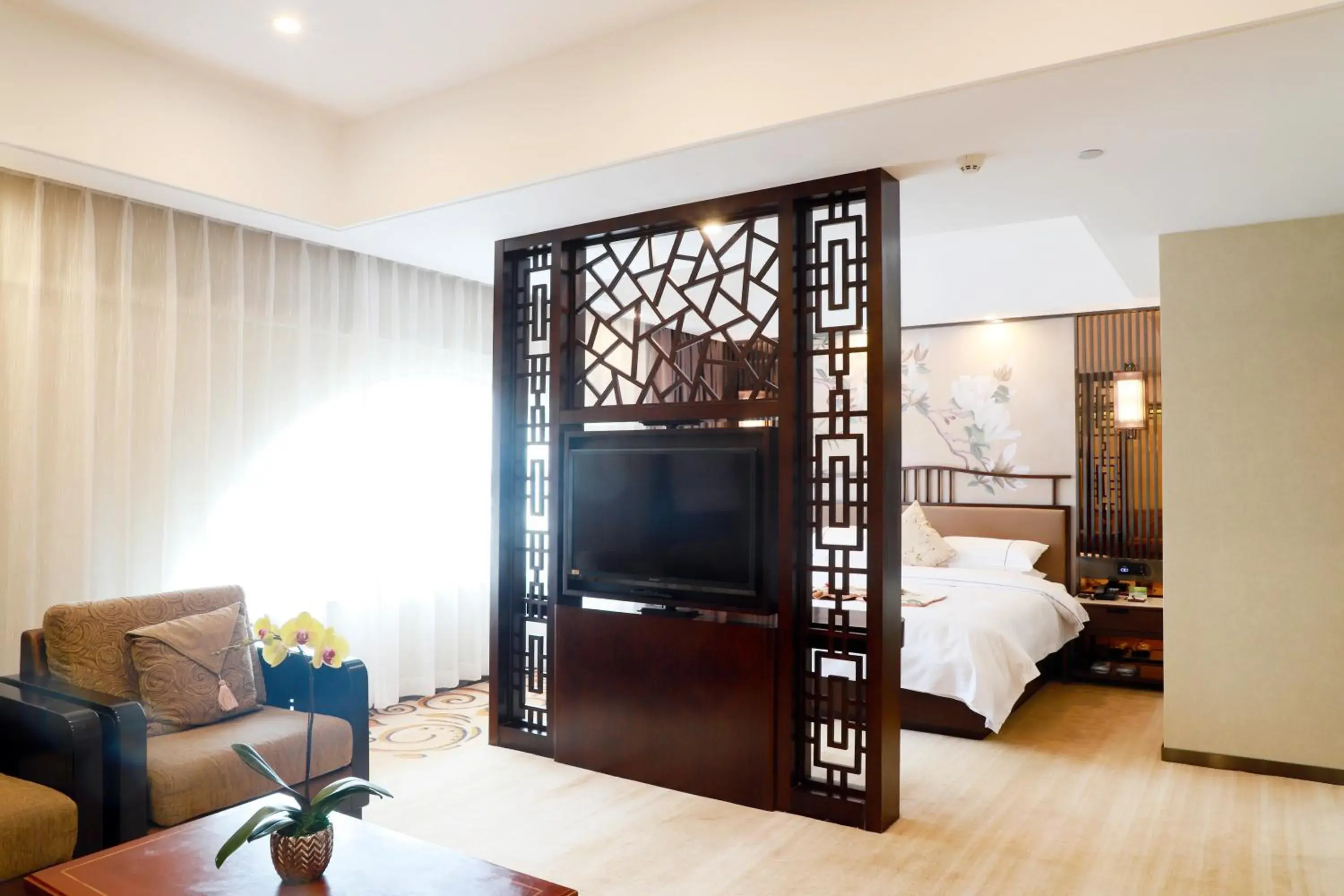 Photo of the whole room, Bed in Guangdong Victory Hotel Photo of the whole room, Bed in Guangdong Victory Hotel