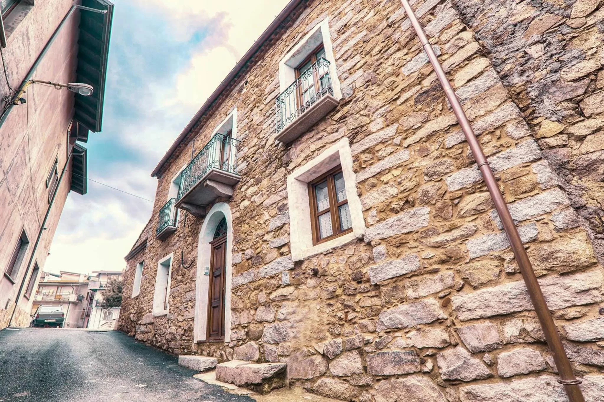 Facade/entrance in Casa Masini