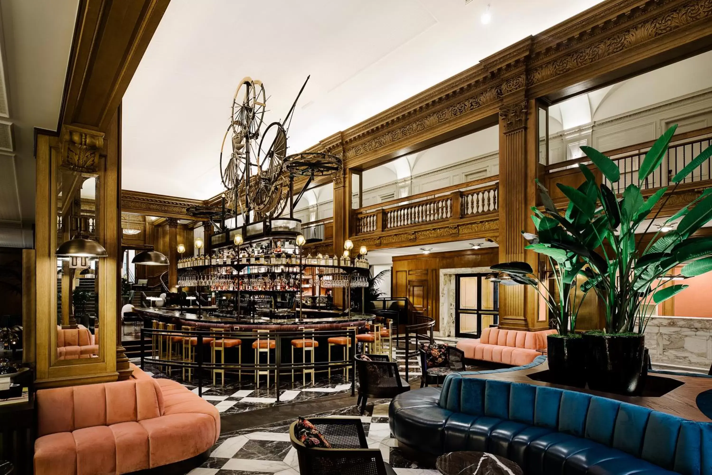 Lounge or bar in Fairmont Olympic Hotel