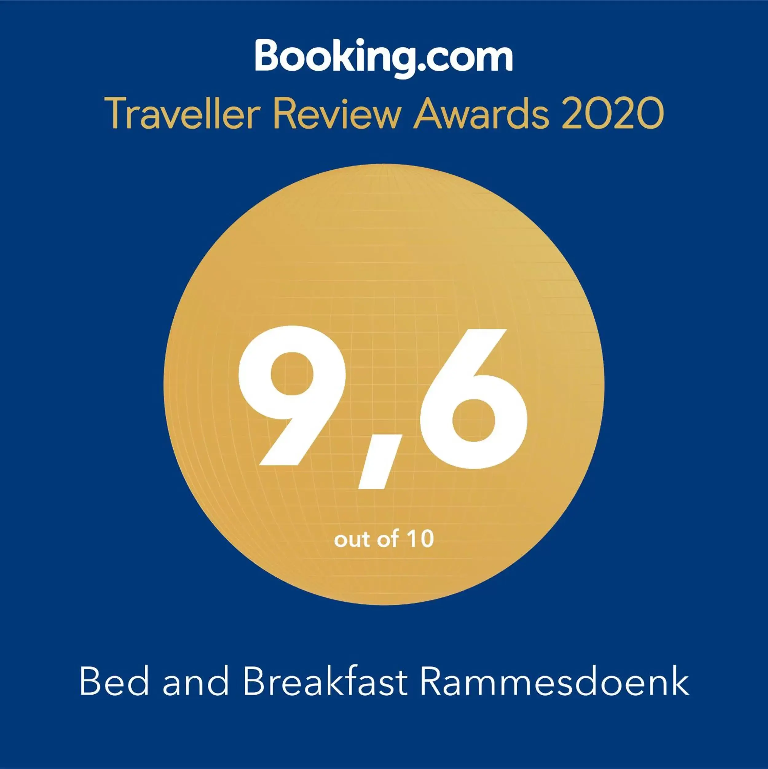 Logo/Certificate/Sign in Bed and Breakfast Rammesdoenk