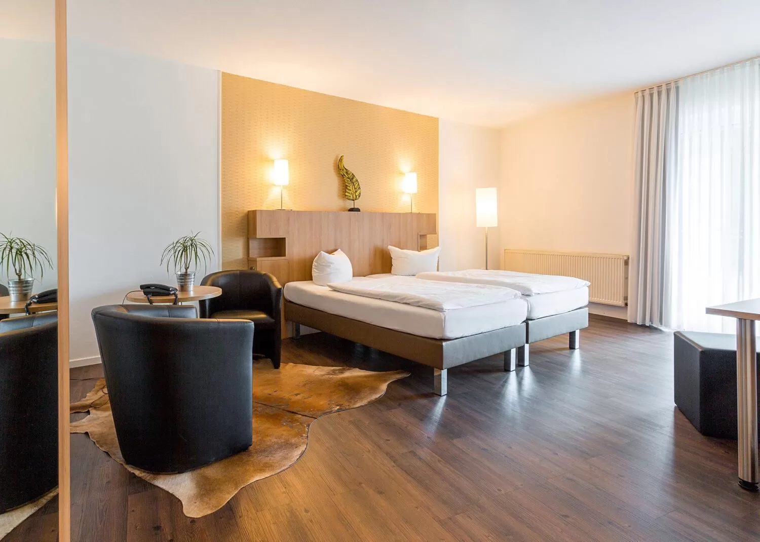 Bed in Hotel Westerkamp