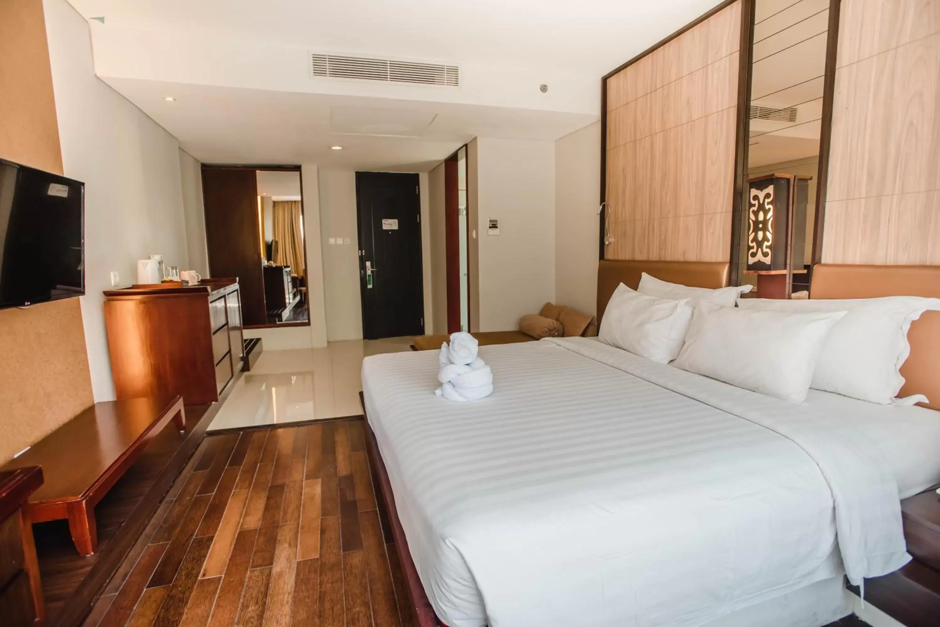 Bedroom, Bed in Swiss-Belresort Watu Jimbar Bedroom, Bed in Swiss-Belresort Watu Jimbar
