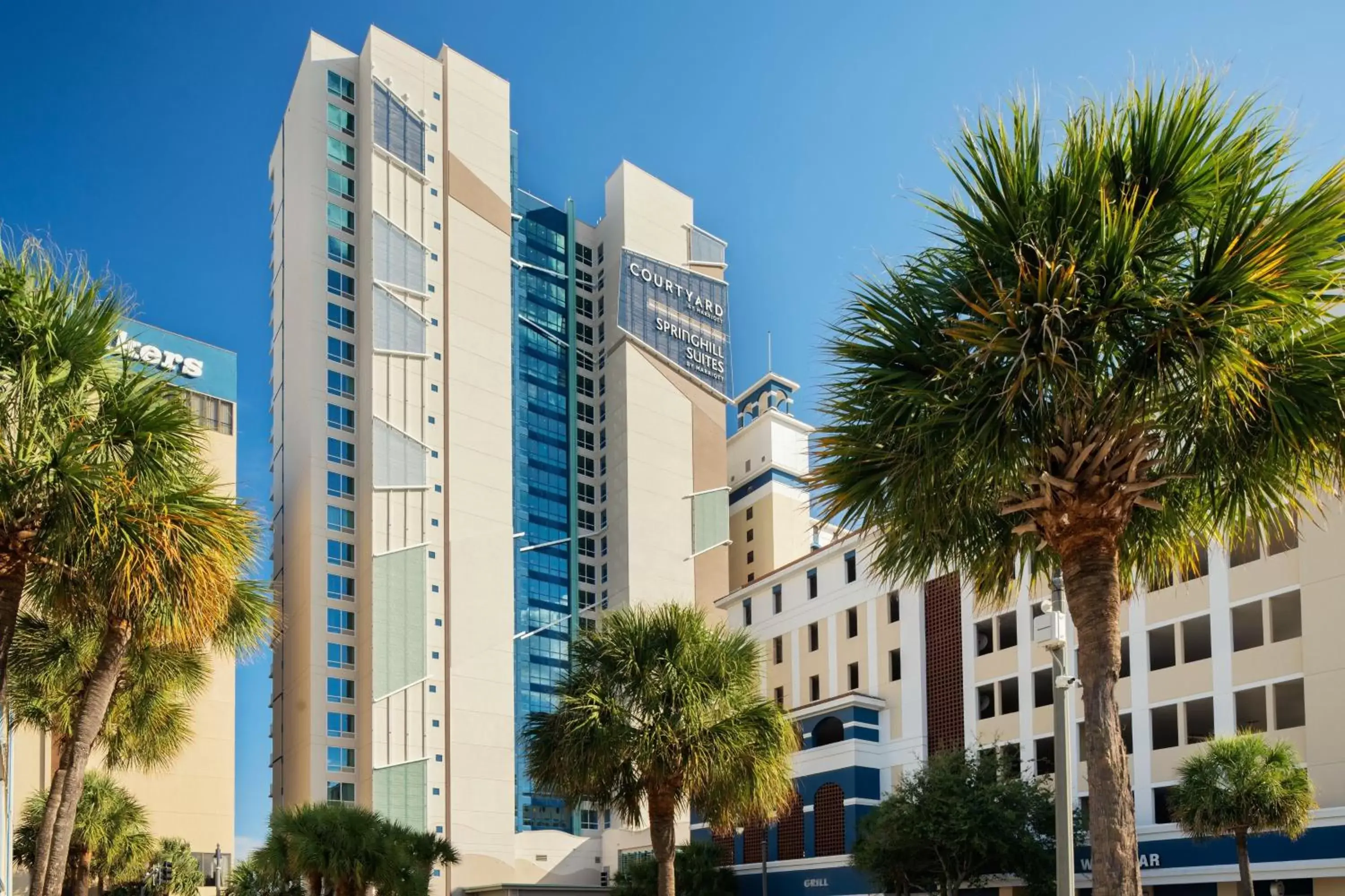 Beach, Property Building in SpringHill Suites by Marriott Myrtle Beach Oceanfront