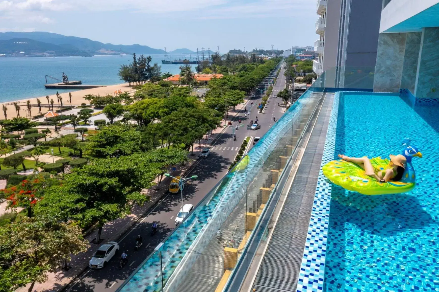 Pool View in Grand Gosia Hotel