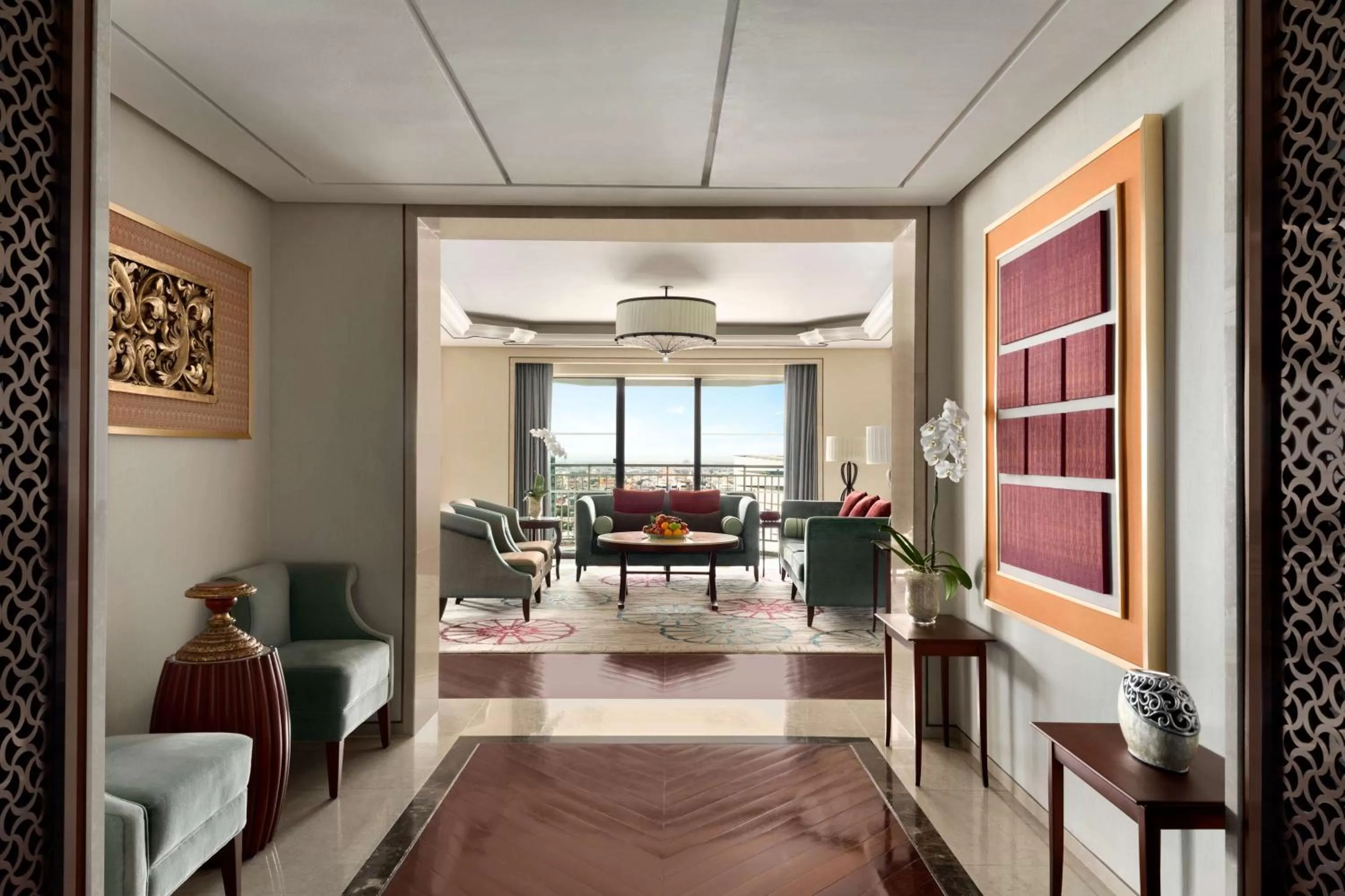 Living room in Shangri-La Bangkok