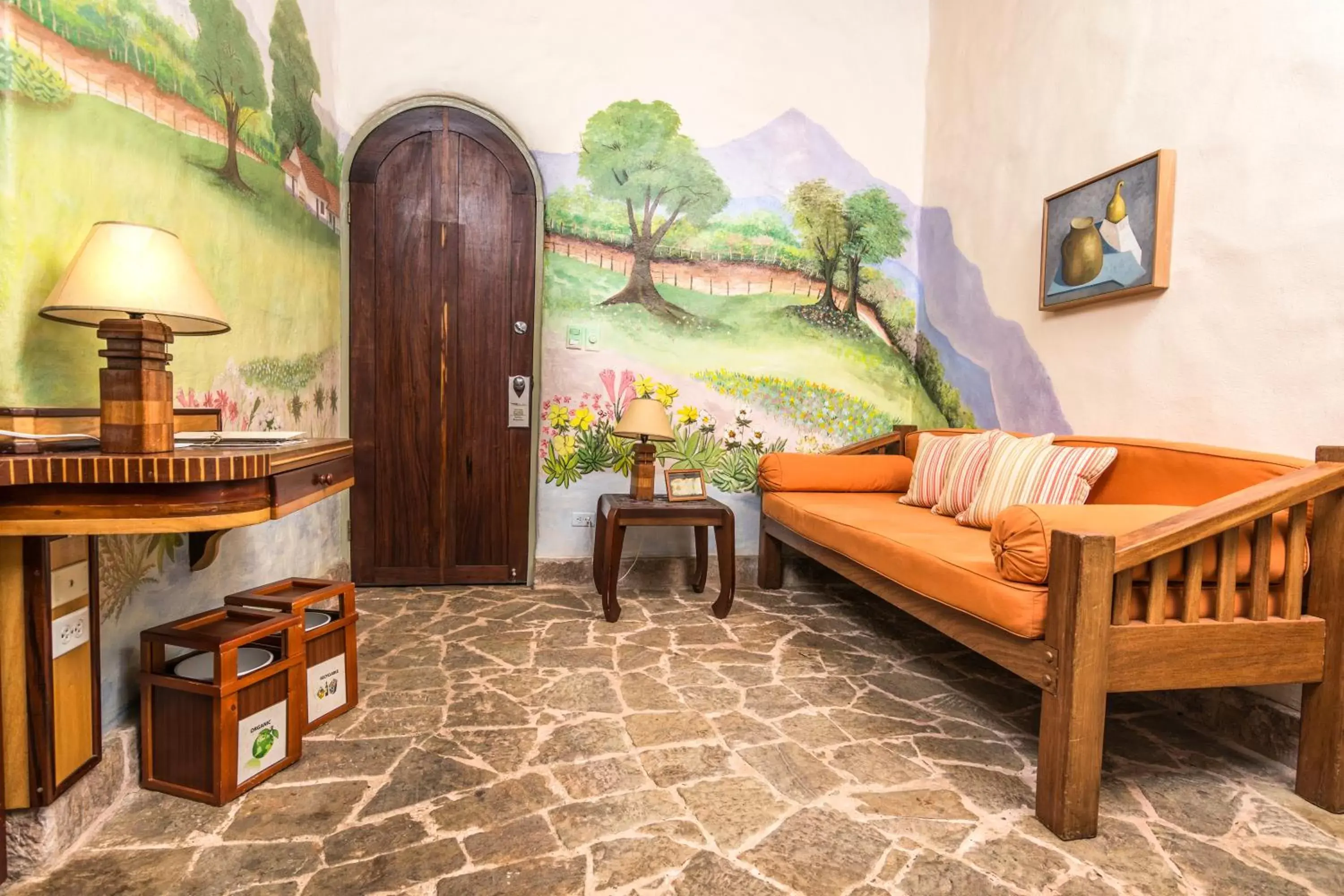 Decorative detail, Seating Area in Finca Rosa Blanca Coffee Farm and Inn