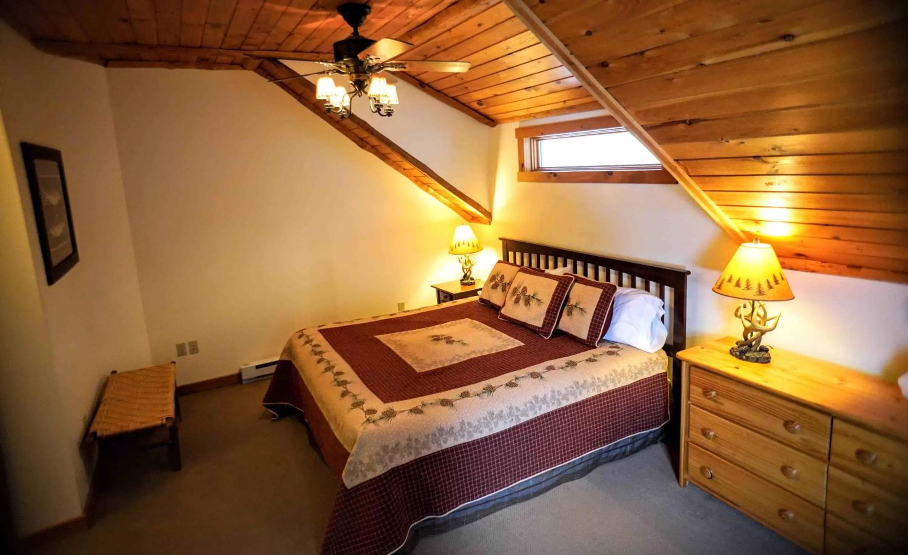 Bed in Ampersand Bay Resort