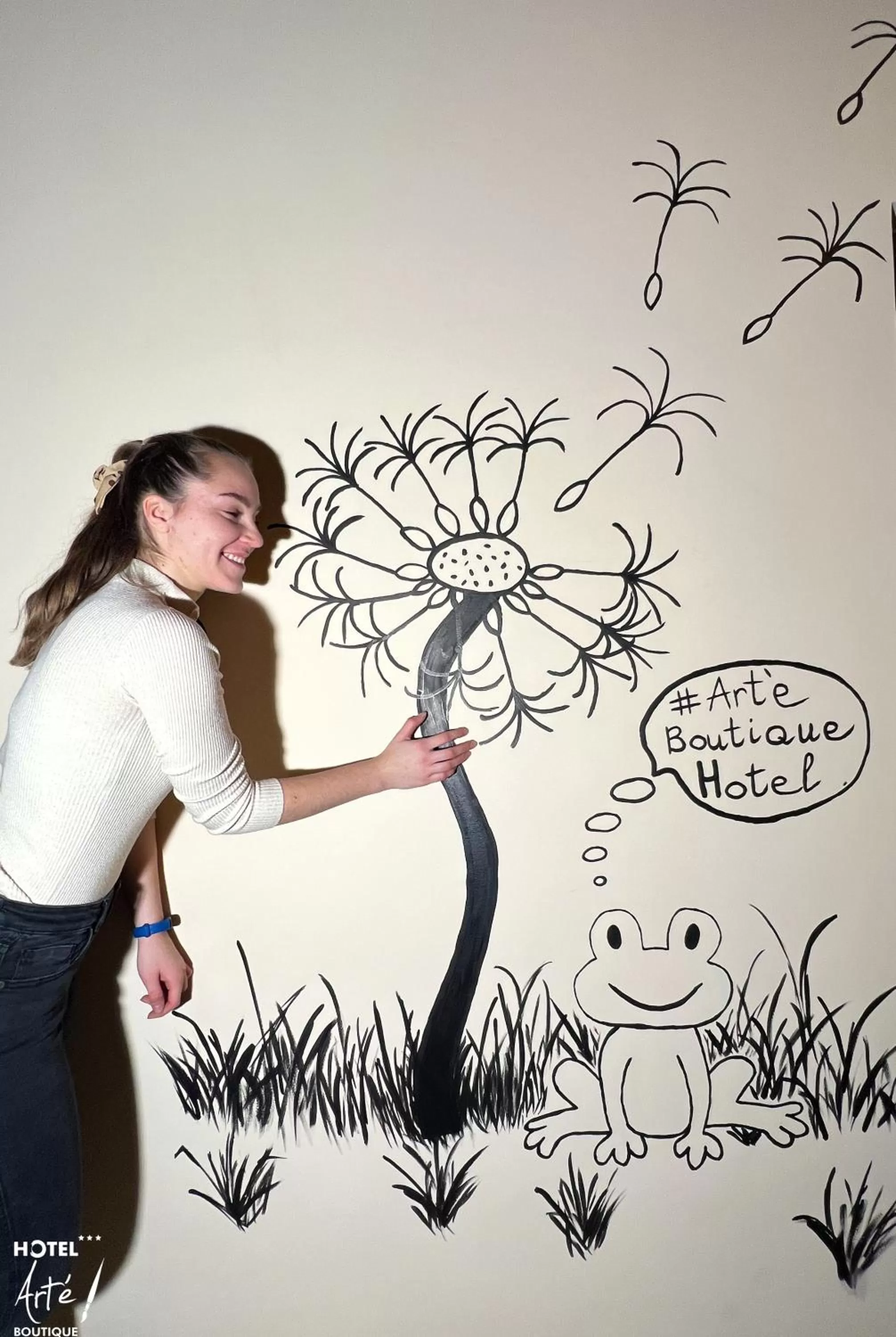 Decorative detail in Art'e Boutique Hotel