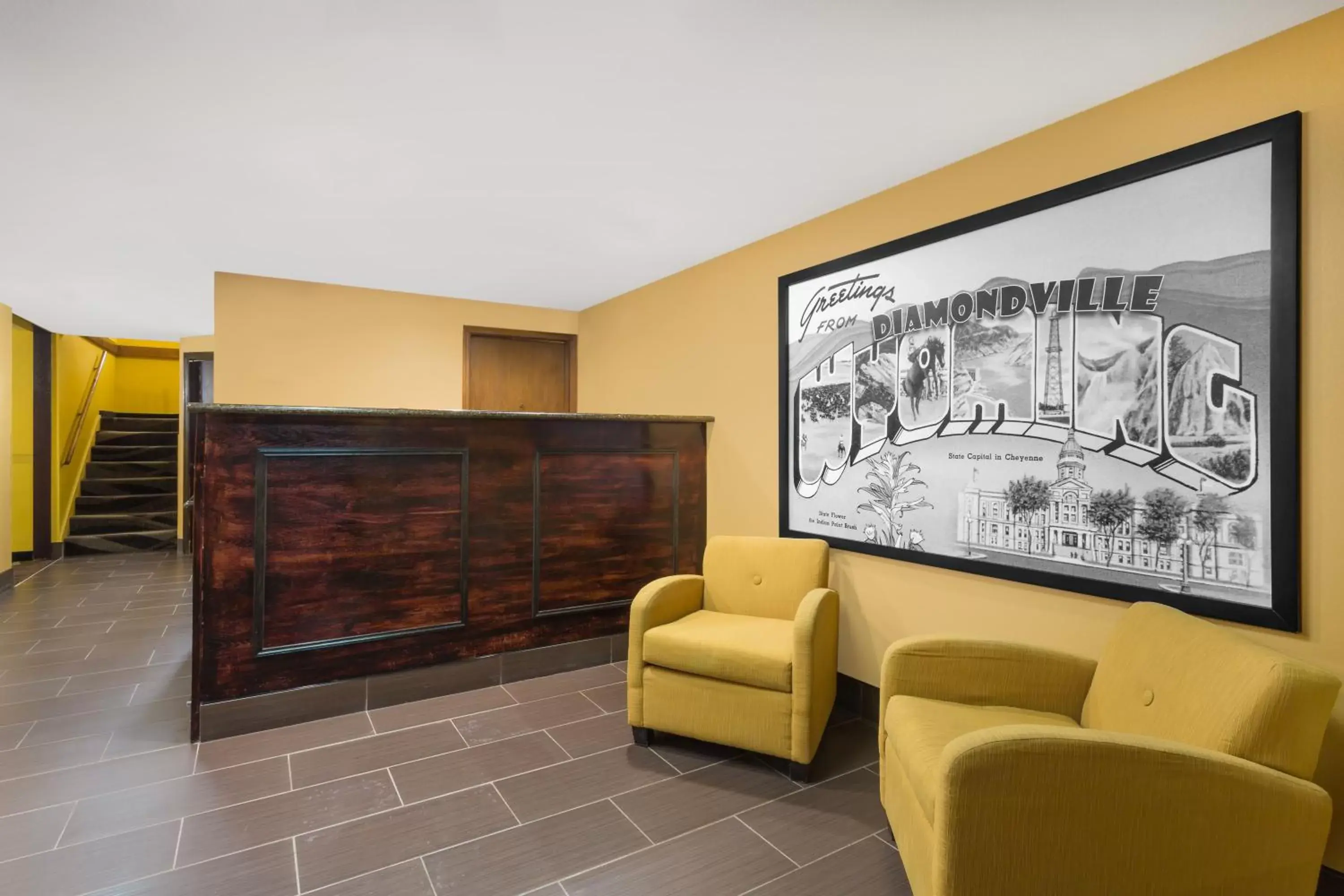Lobby or reception in Super 8 by Wyndham Diamondville Kemmerer
