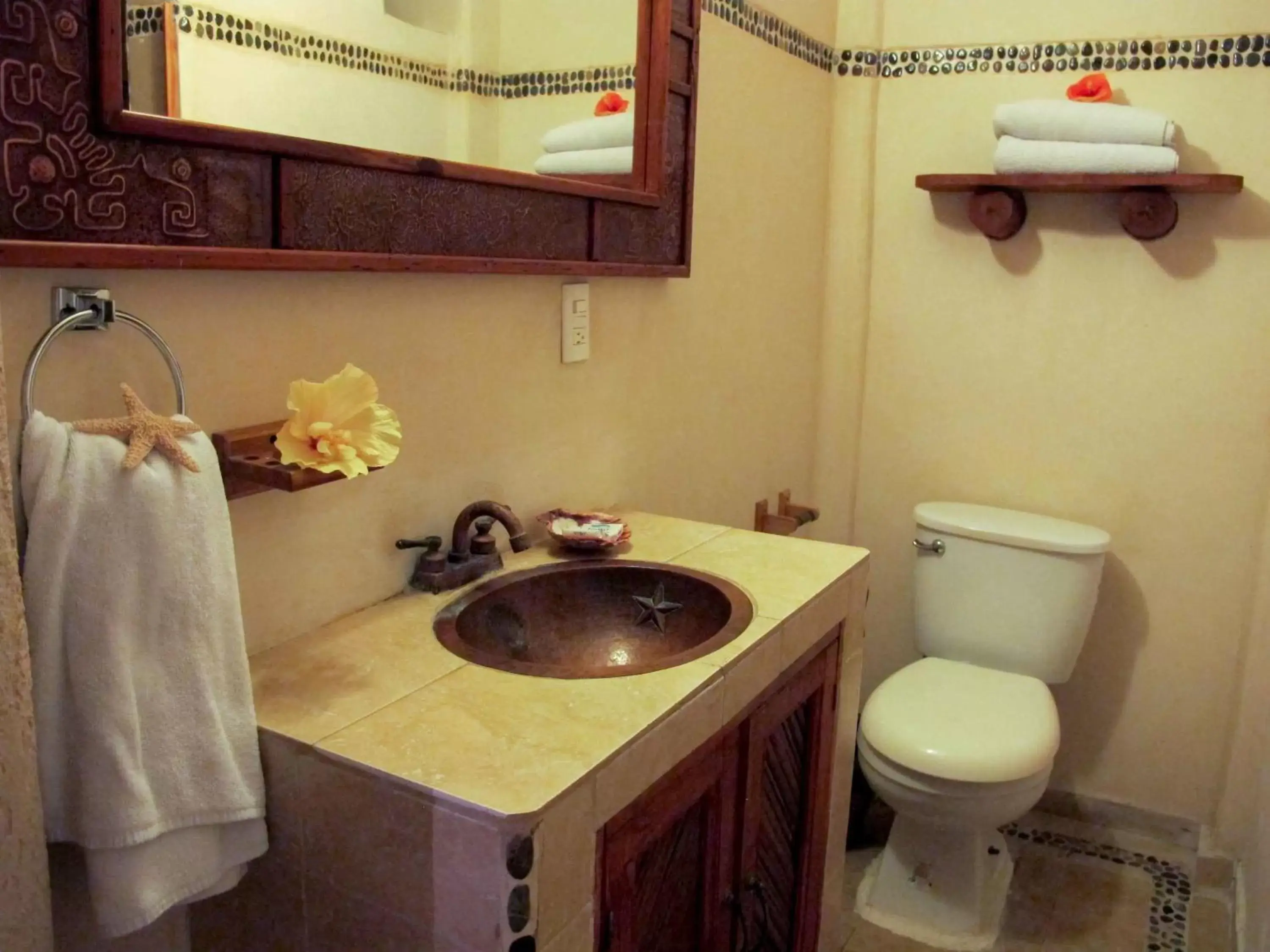 Bathroom in Hotel Villas Las Azucenas