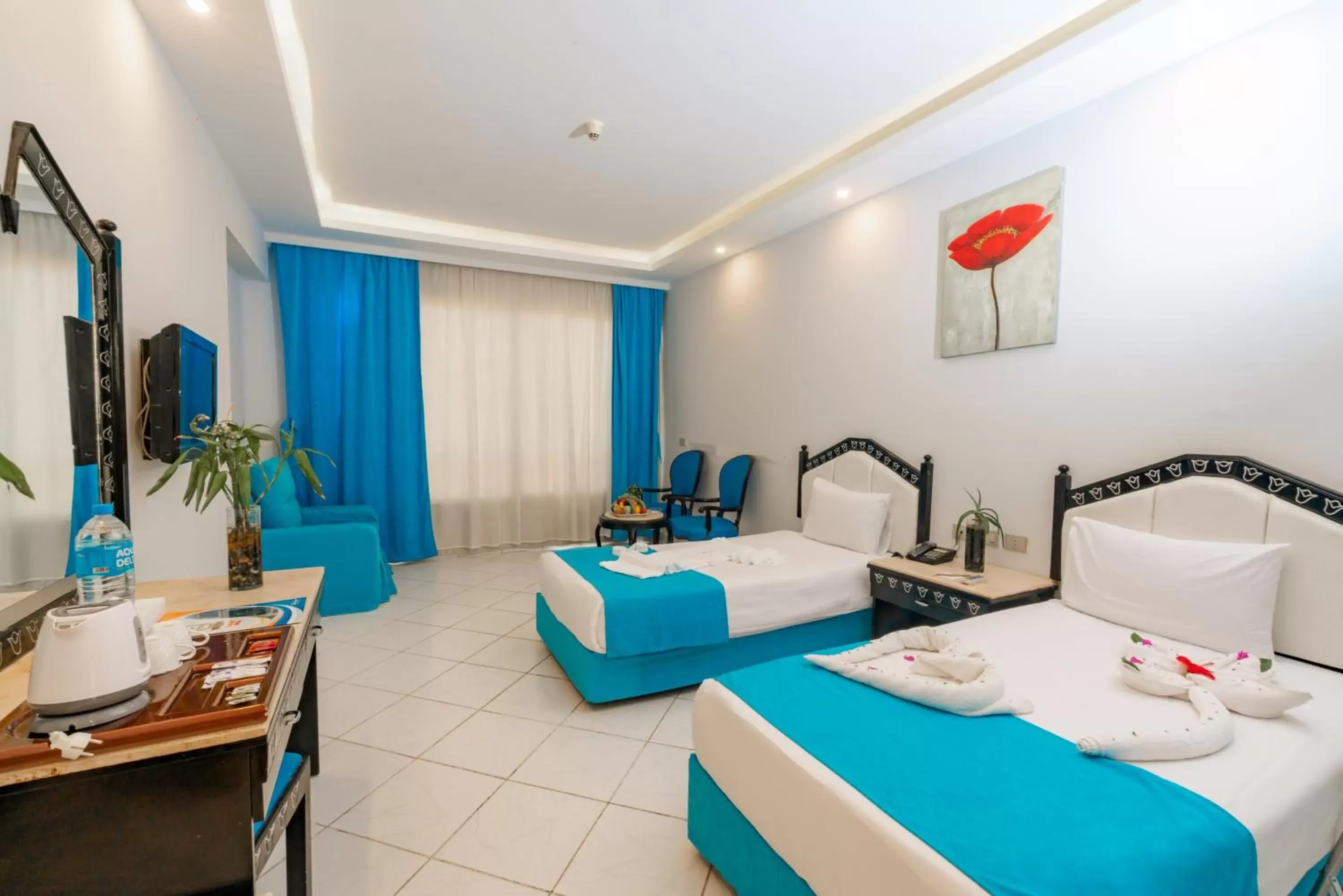Photo of the whole room, Bed in King Tut Aqua Park Beach Resort Photo of the whole room, Bed in King Tut Aqua Park Beach Resort