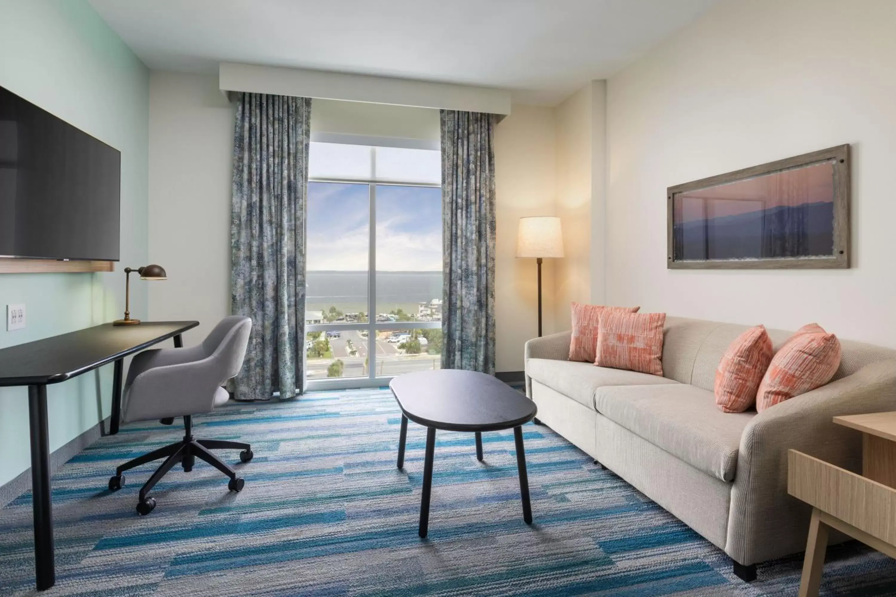 Living room, Seating Area in Fairfield by Marriott Inn & Suites Pensacola Beach