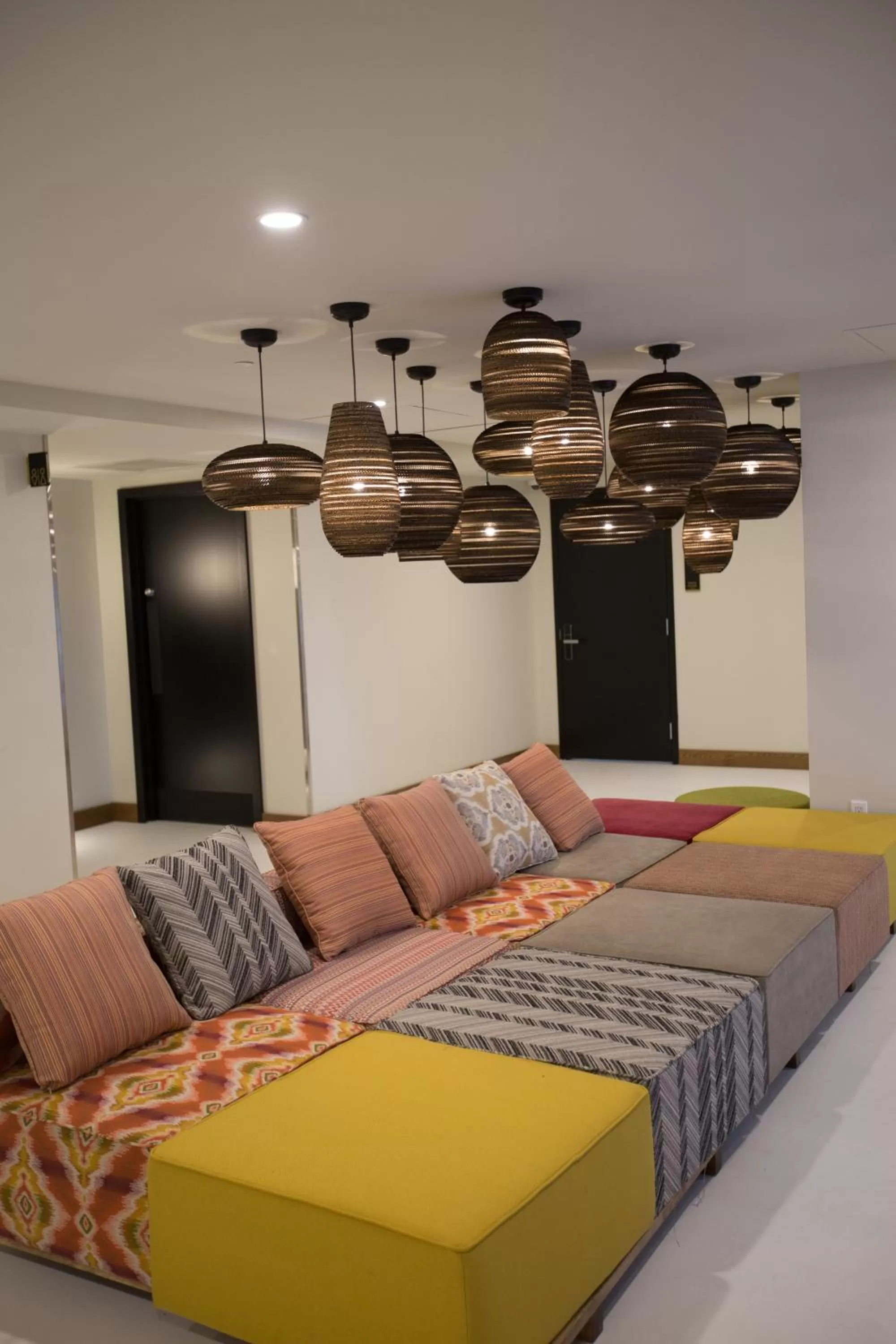 Lobby or reception, Bed in Espace 4 Saisons