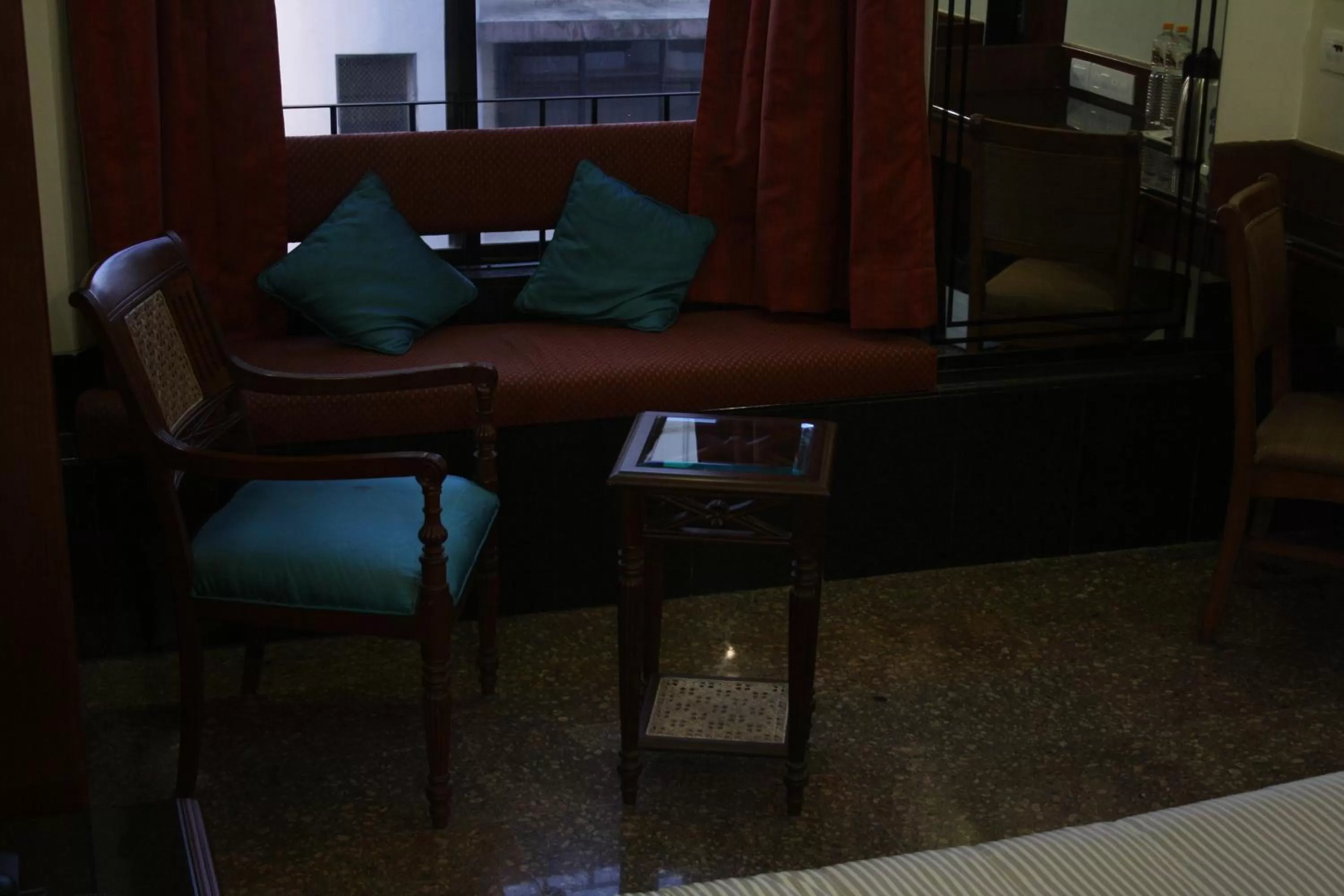Seating area in Hotel Karl Residency